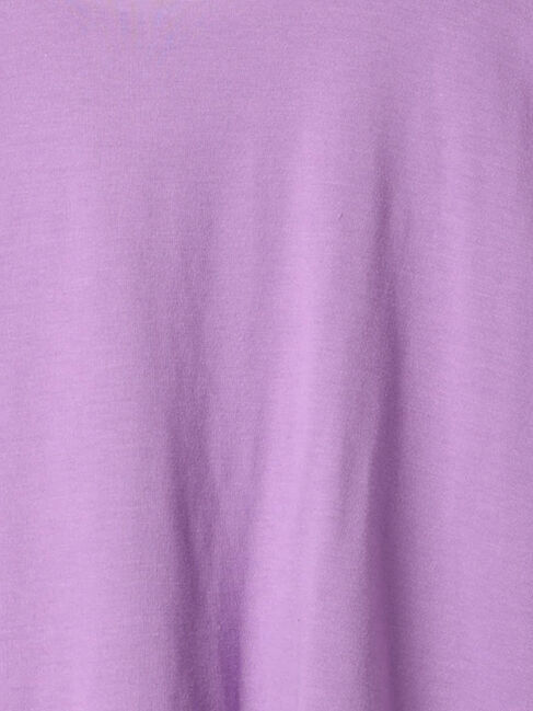 Samansa Mos2 blue「◎サイドリボンロンT」|Tシャツ・カットソー|