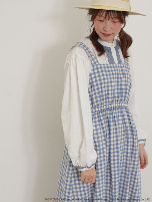 Samansa Mos2「【オズの魔法使】配色レースブラウス」|シャツ・ブラウス|