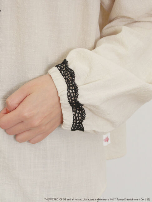 Samansa Mos2「【オズの魔法使】配色レースブラウス」|シャツ・ブラウス|