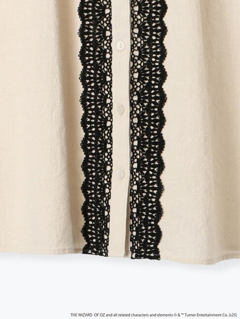 Samansa Mos2「【オズの魔法使】配色レースブラウス」|シャツ・ブラウス|