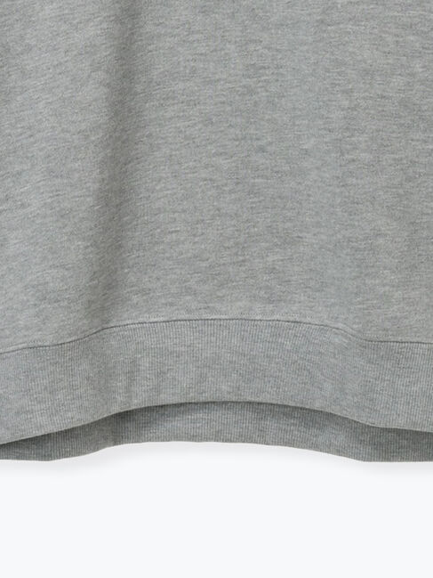 Samansa Mos2 blue「袖プリーツ裏起毛スウェット」|Tシャツ・カットソー|