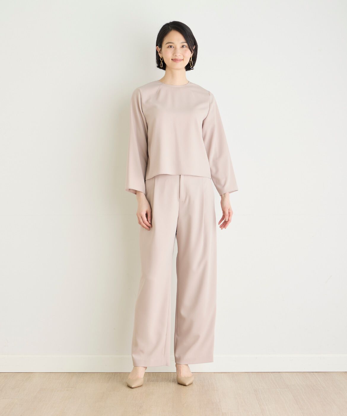 7-IDconcept.「バックボタンブラウス」|シャツ・ブラウス|