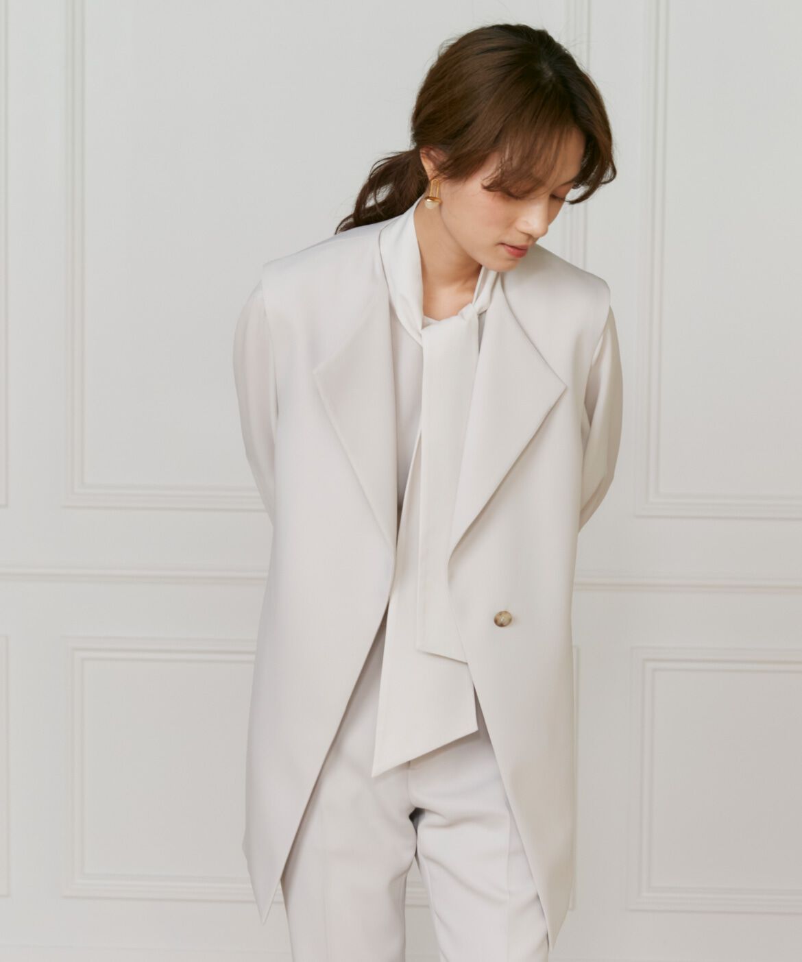 INED「ジレ 」|ダウンベスト・ベスト|