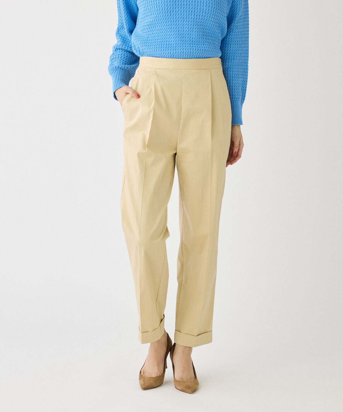 DAY by DAY it&rsquo;s international「ワンタックテーパードパンツ」|スラックス|