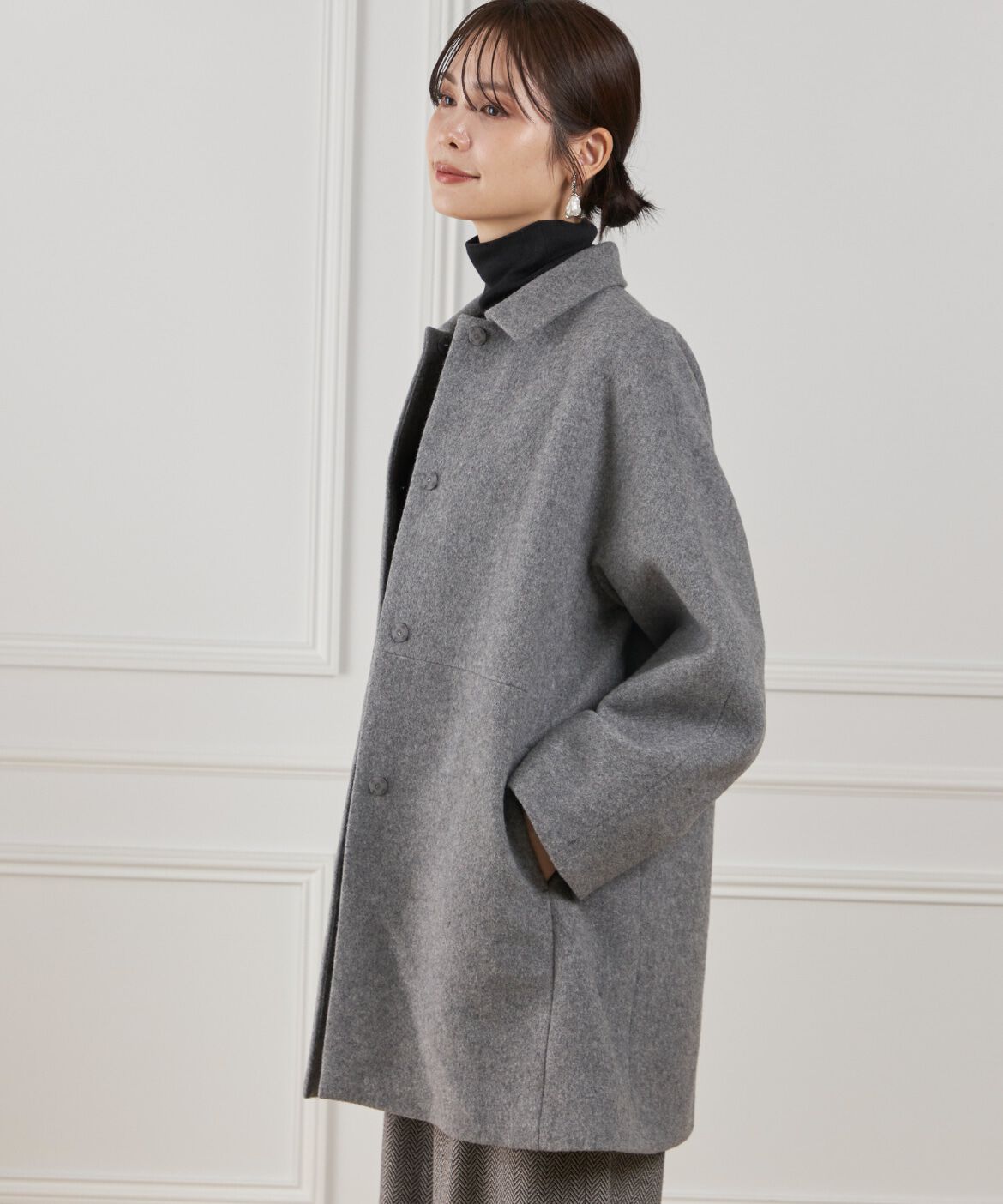 7-IDconcept.「ステンカラーコート」|ステンカラーコート|