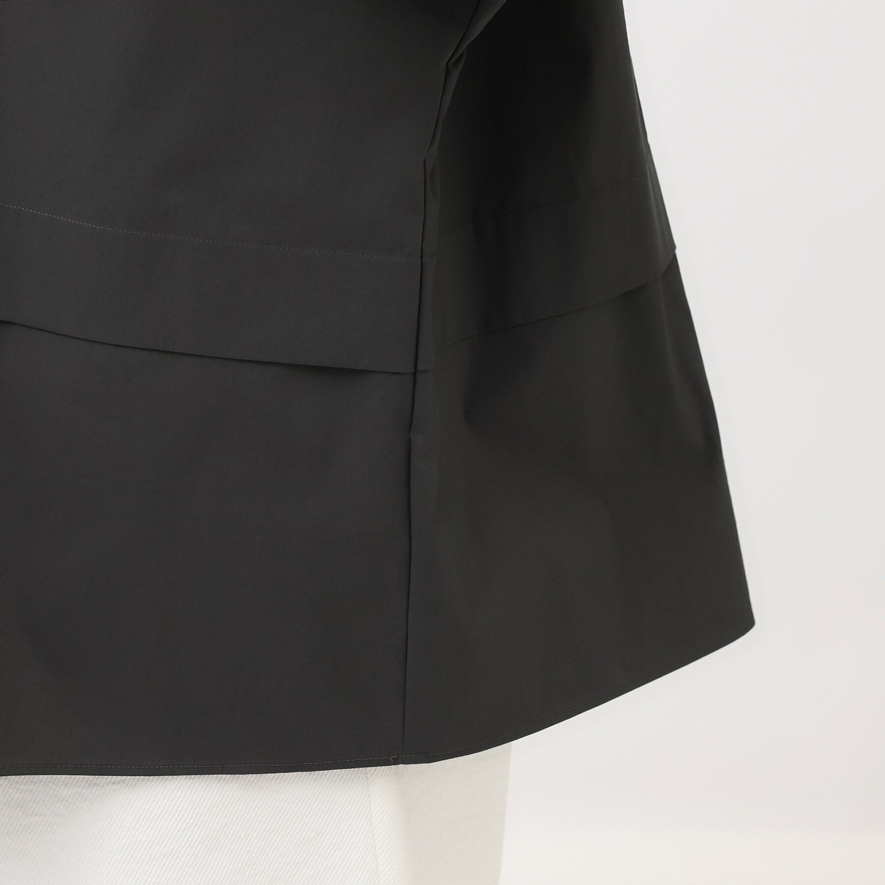 UNTITLED「【洗える/一枚で着映え/ゆったり】7分袖フォルムシャツ」|シャツ・ブラウス|