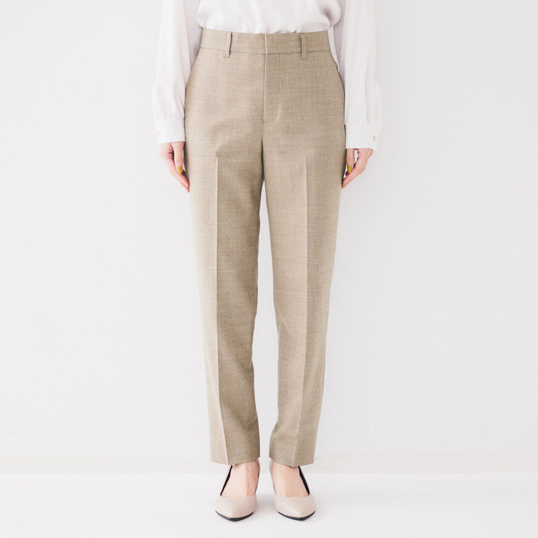UNTITLED「【日本製/通勤スーツ】ウーステッドフラノ テーパードパンツ」|その他|