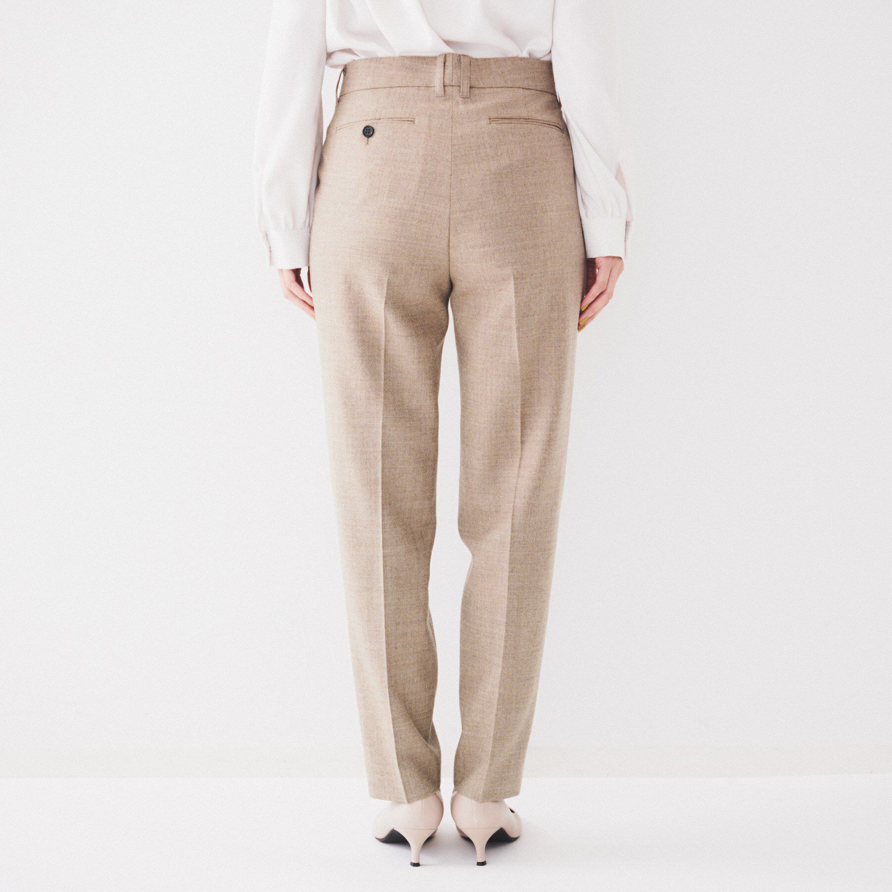 UNTITLED「【日本製/通勤スーツ】ウーステッドフラノ テーパードパンツ」|その他|