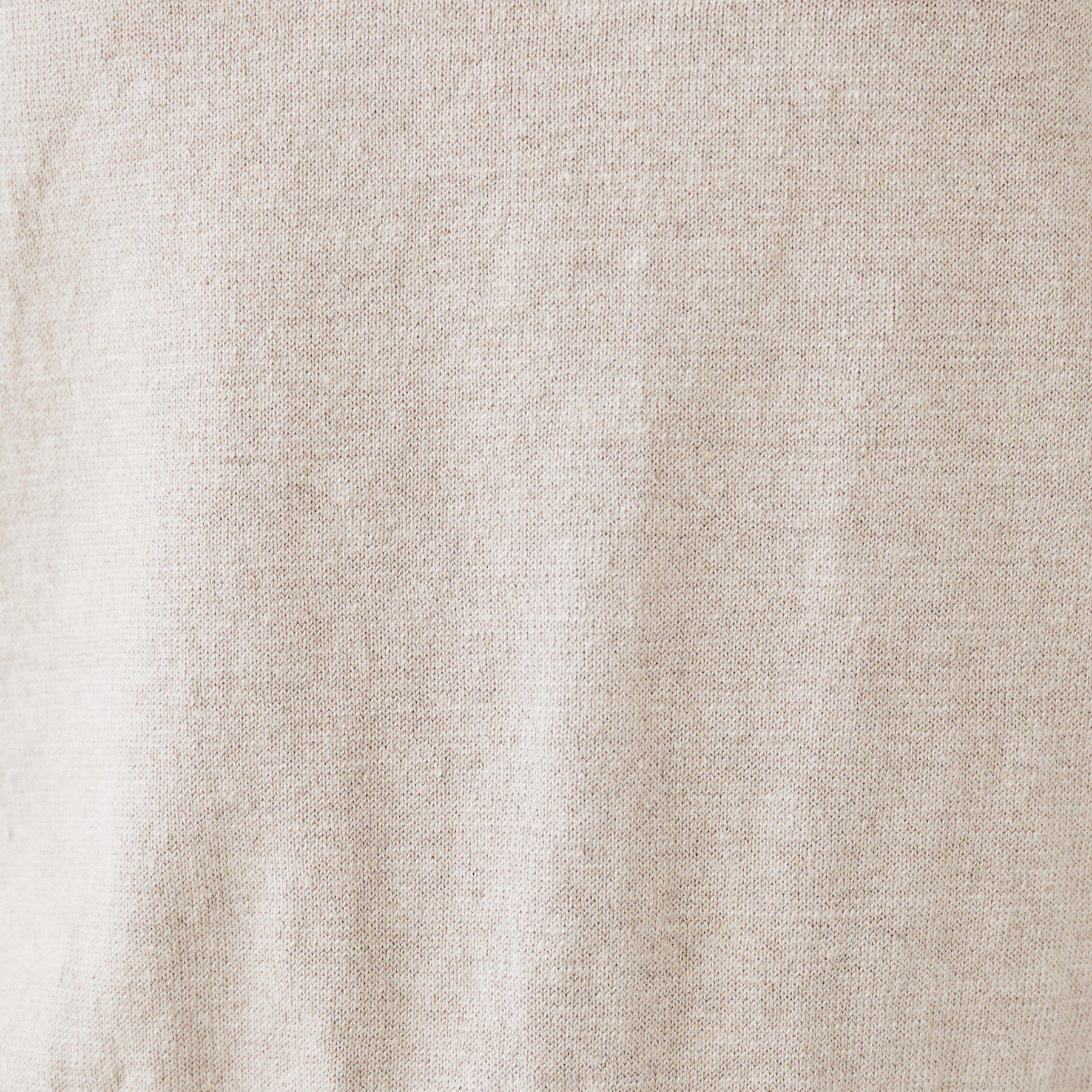 UNTITLED「【アンサンブル可能/洗える】リネン混ベーシックプルオーバー」|ニット・セーター|