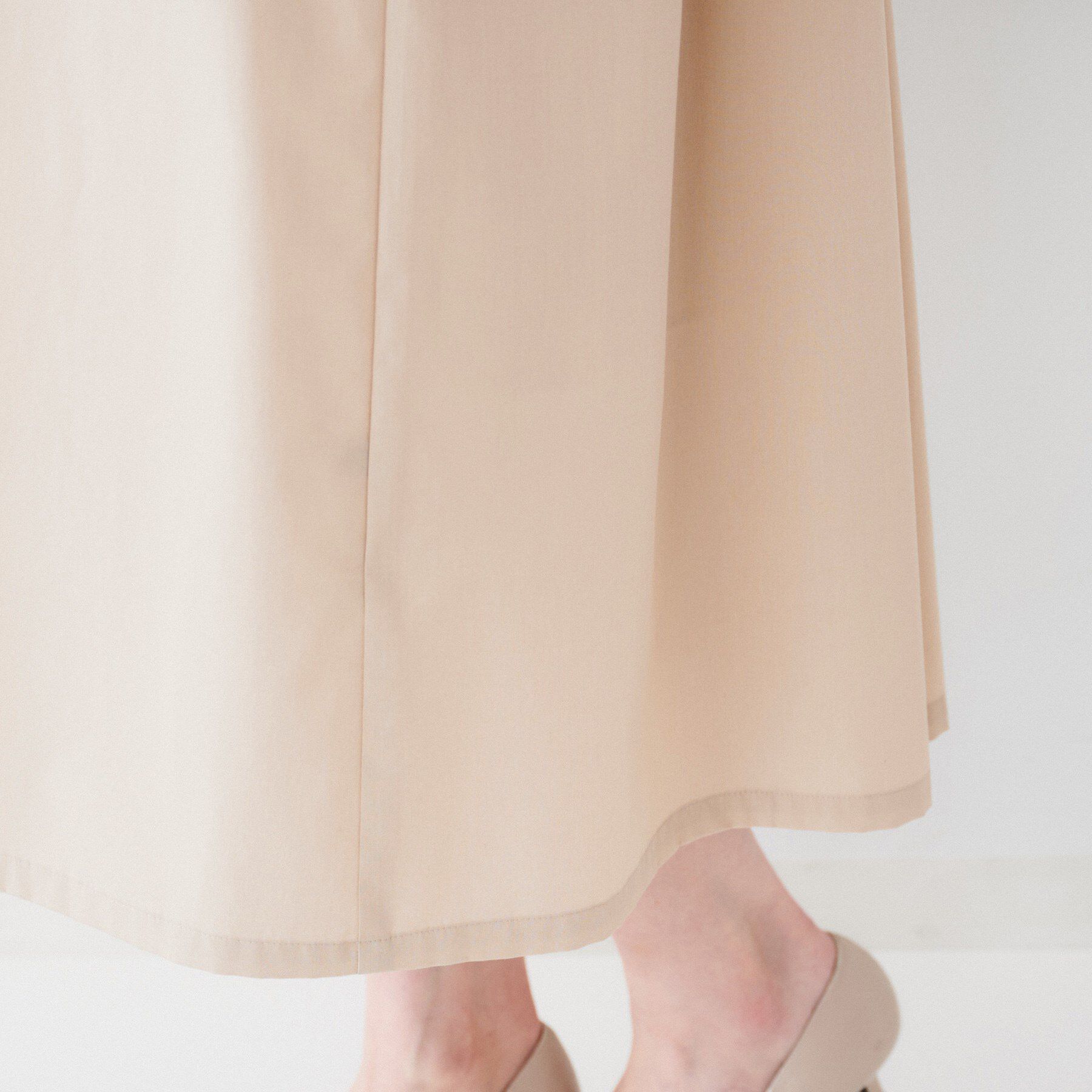 UNTITLED「バンドカラーシャツワンピース」|ワンピース|