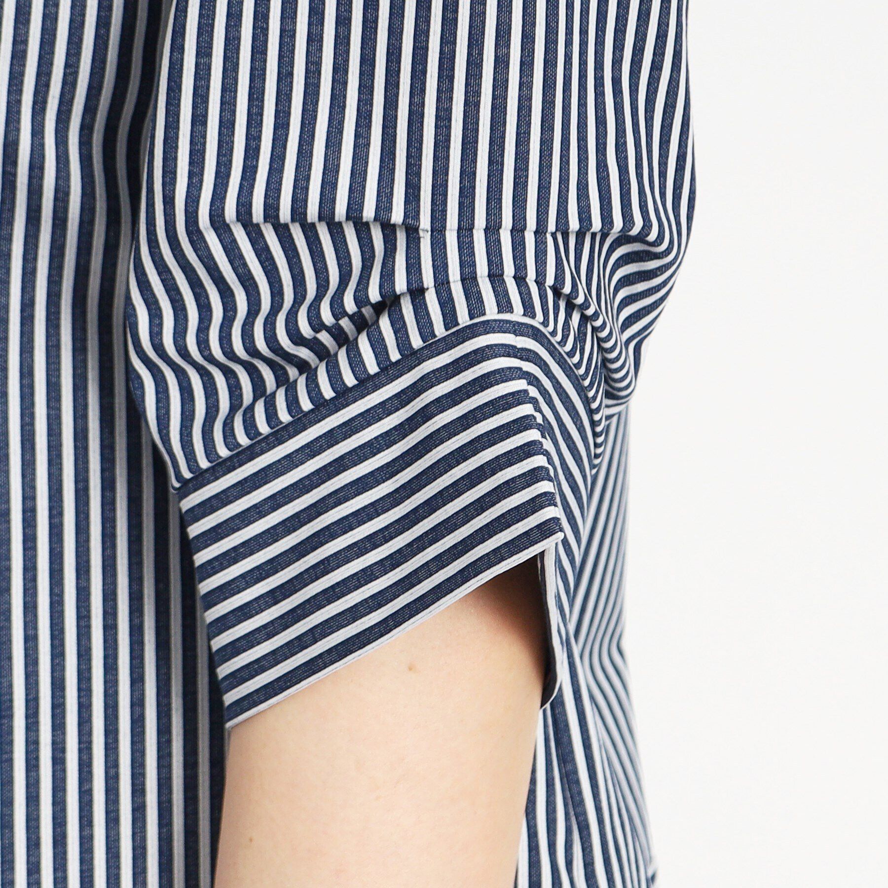 COUP DE CHANCE「【洗える／日本製】ストライプ柄プルオーバージャージ」|Tシャツ・カットソー|