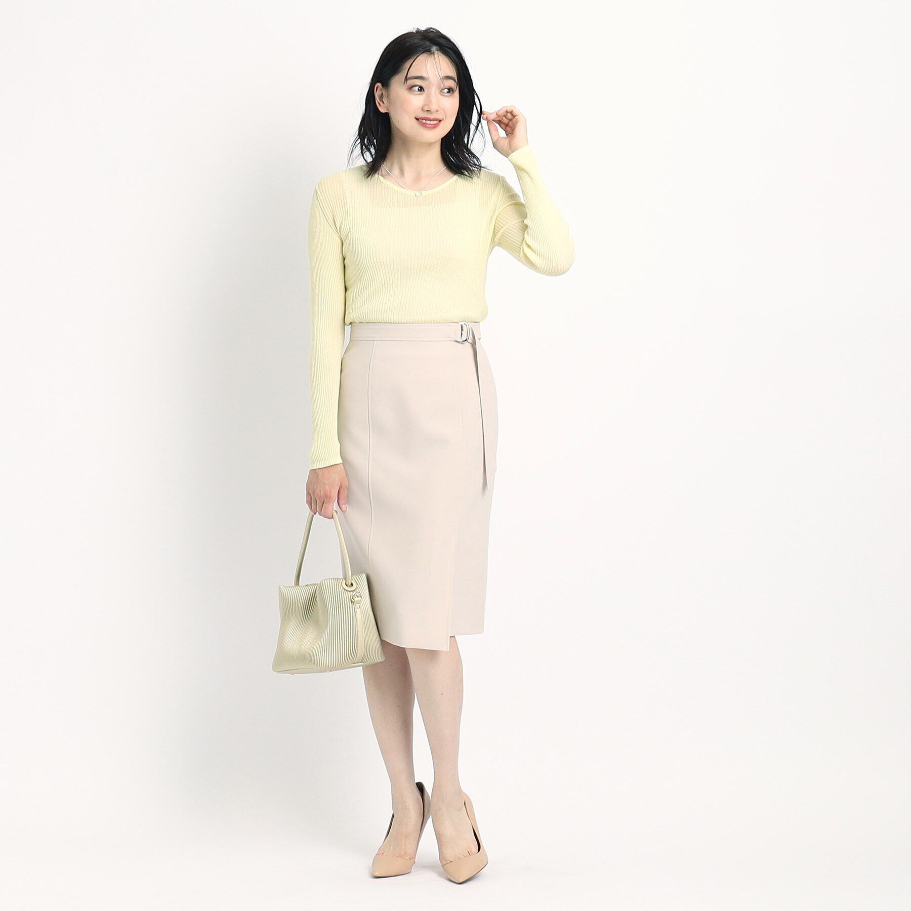 COUP DE CHANCE「【洗える】タイトシルエットのスカート」|スカート|