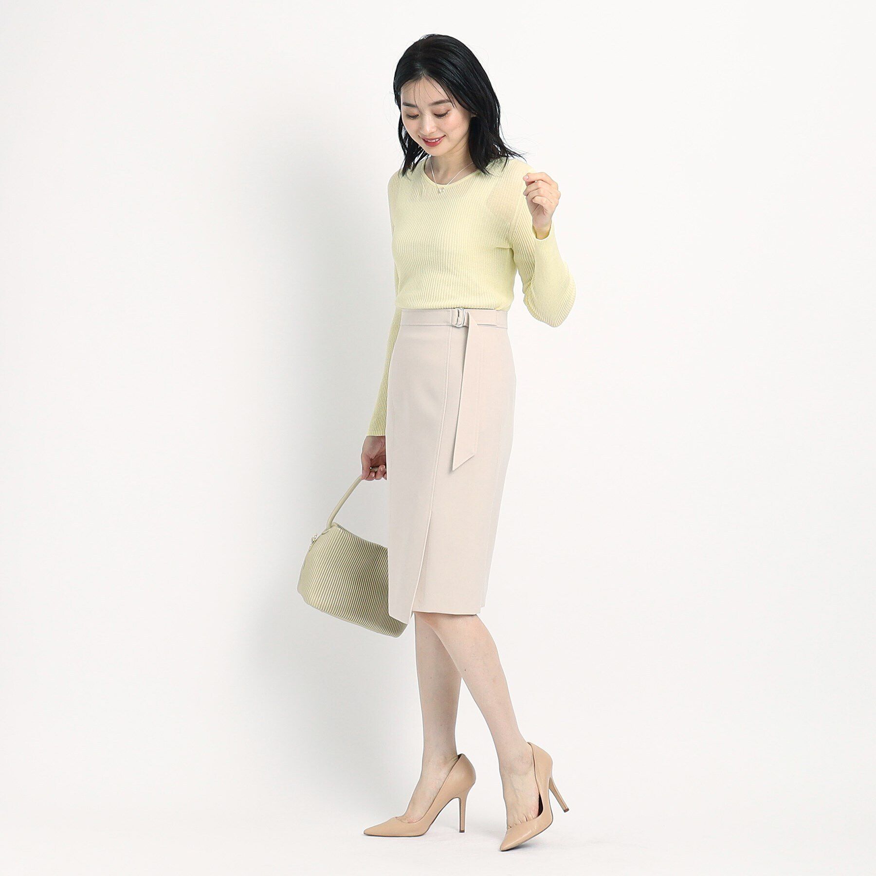 COUP DE CHANCE「【洗える】タイトシルエットのスカート」|スカート|