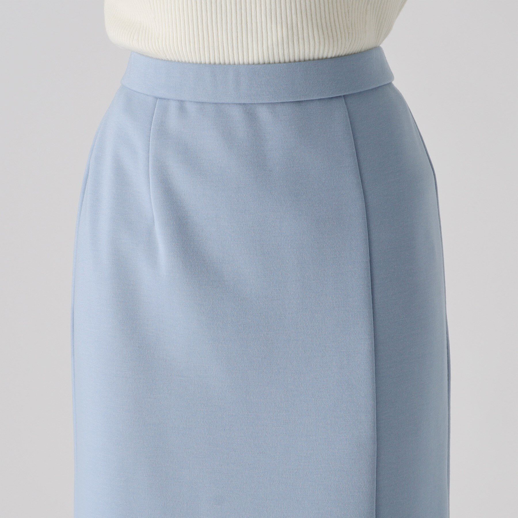 COUP DE CHANCE「【洗える/日本製／ウエストゴム】ポンチ素材ナロースカート」|スカート|