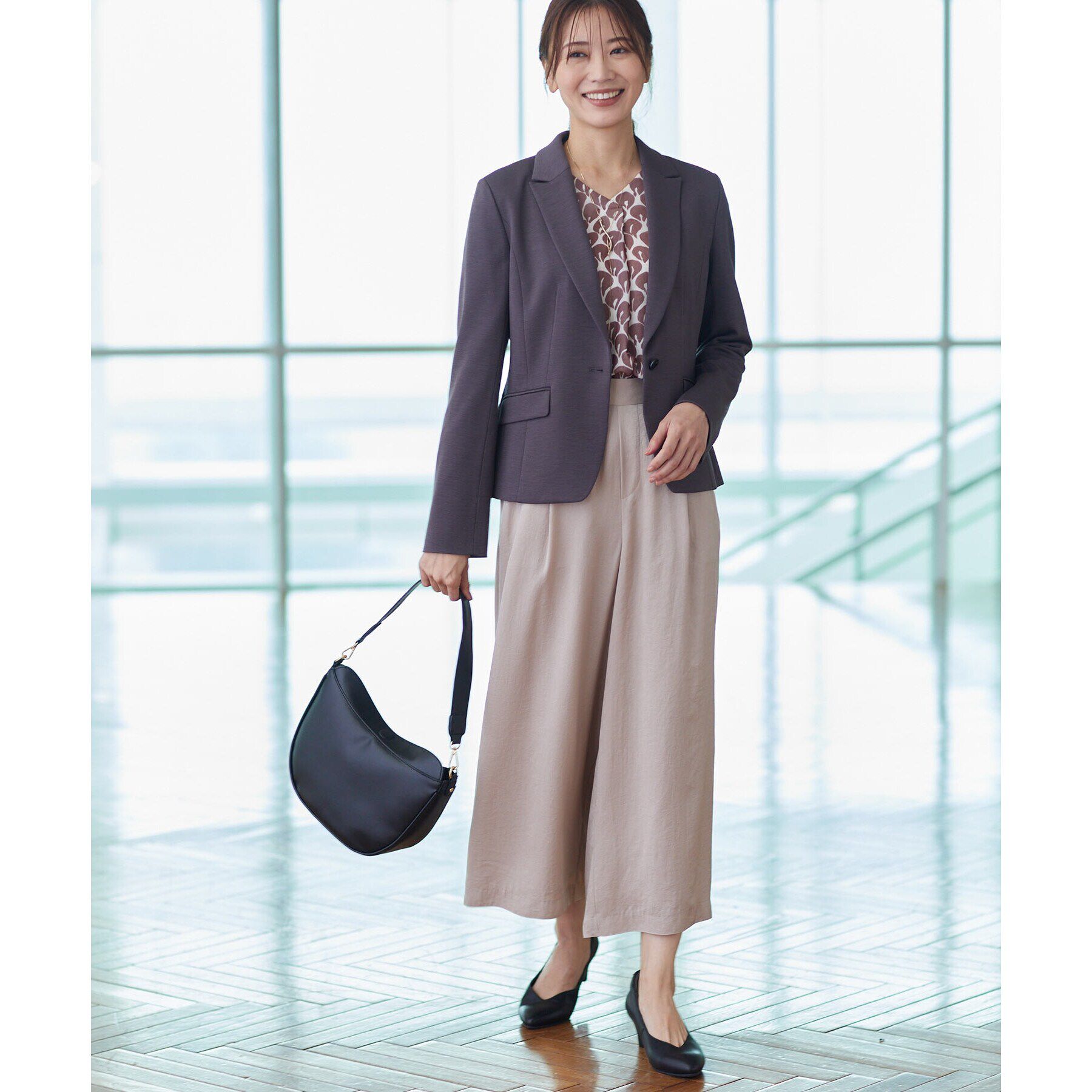 Reflect「【至福の履き心地／すっきり美脚／通勤・お出かけに大活躍】5cmヒールパンプス」|パンプス|