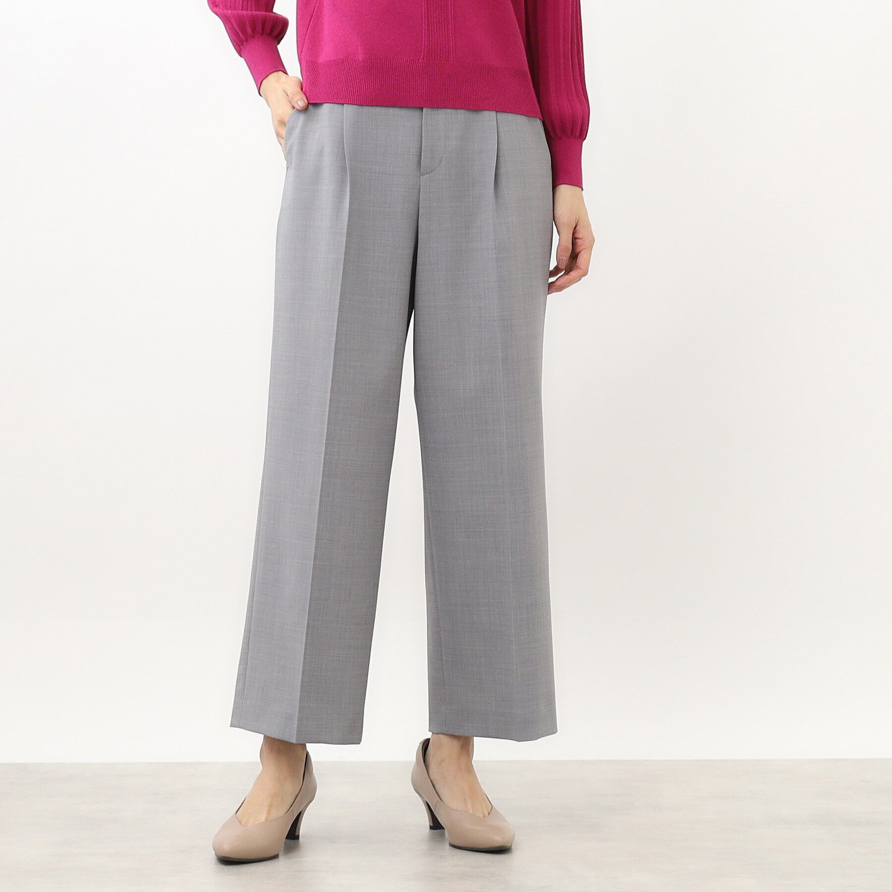 Reflect「【手洗い可】スタイルアップワイドパンツ」|その他|