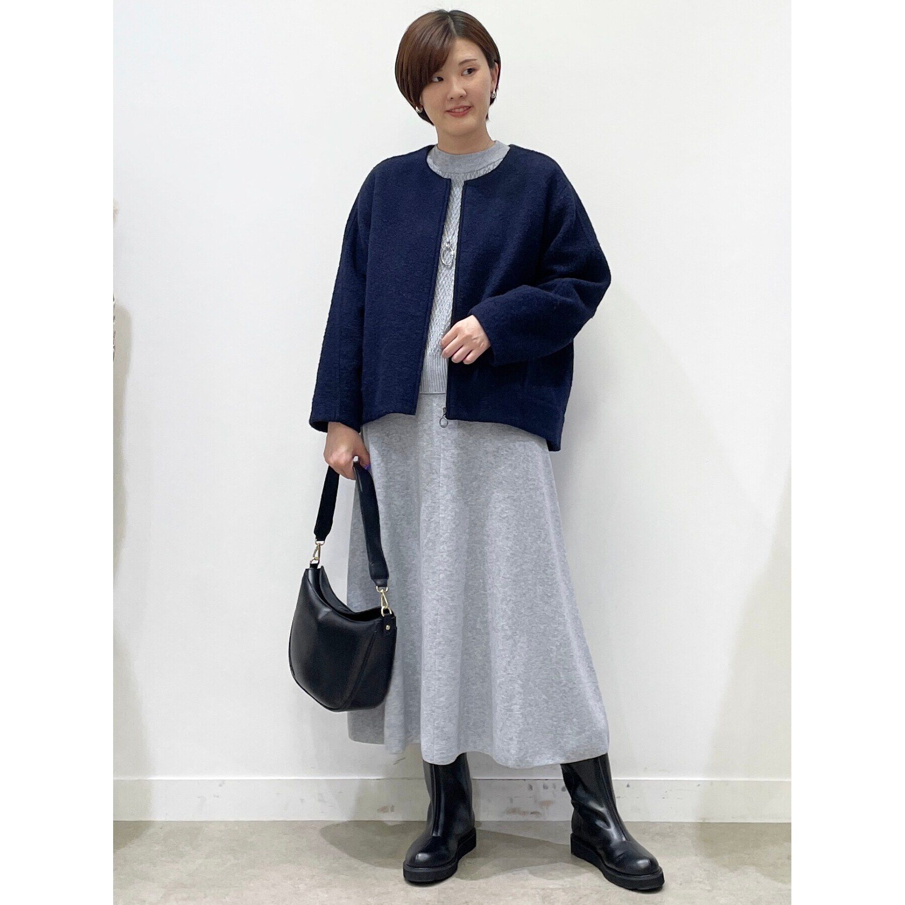 Reflect「【WEB限定カラーあり／洗える／セットアップ可】総柄ケーブルニット」|ニット・セーター|