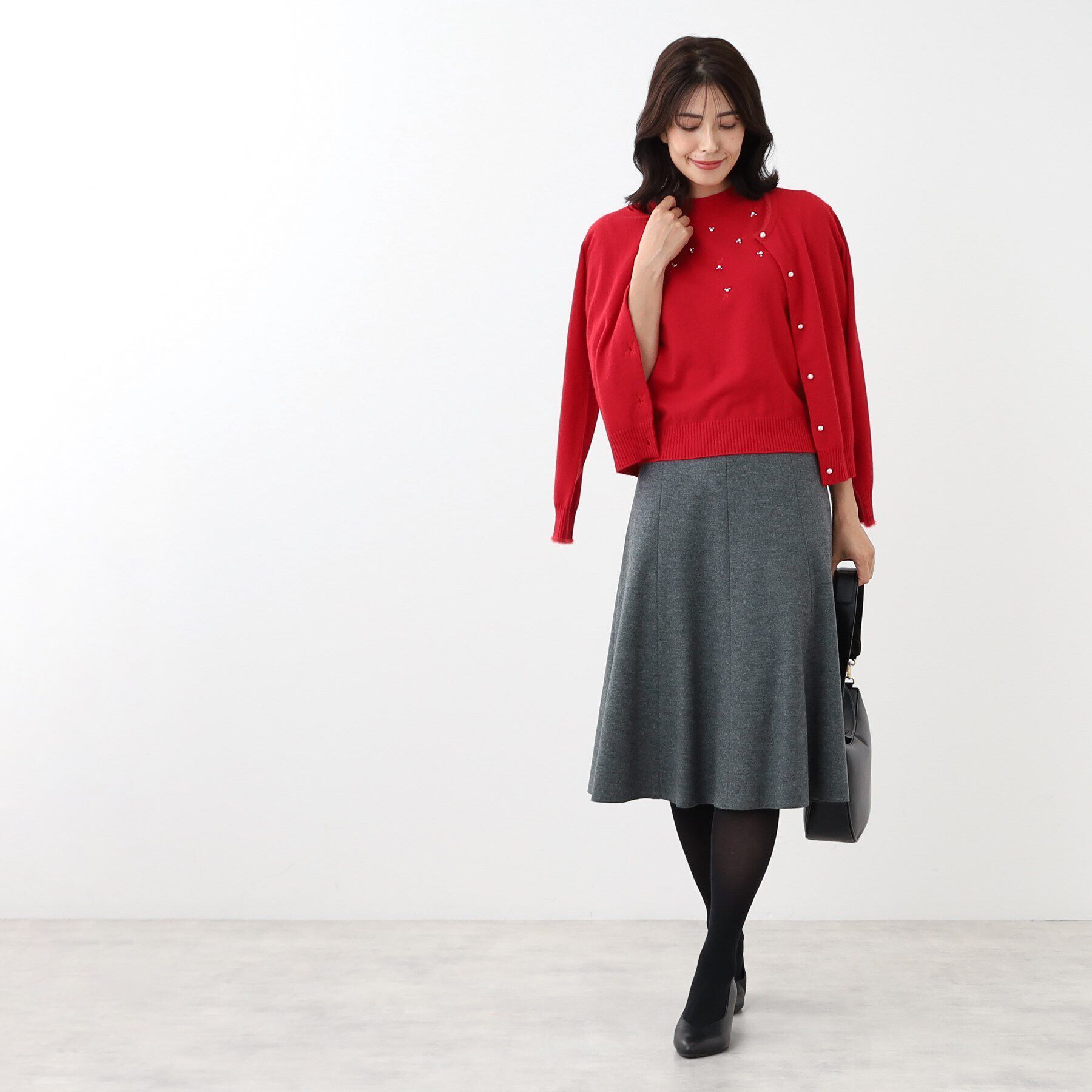 Reflect「【WEB限定カラーあり】フレアフリュイドスカート」|スカート|