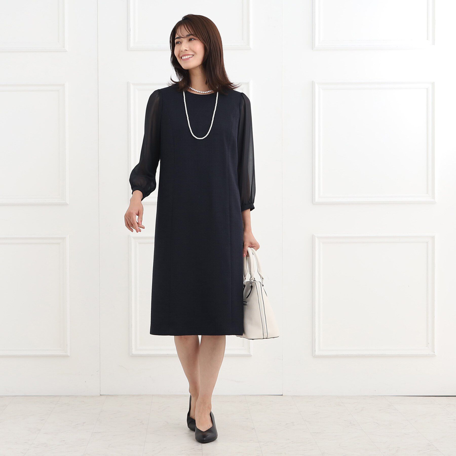 Reflect「【夏SALE／フォーマル/セットアップ可】ツイードワンピース」|ワンピース|