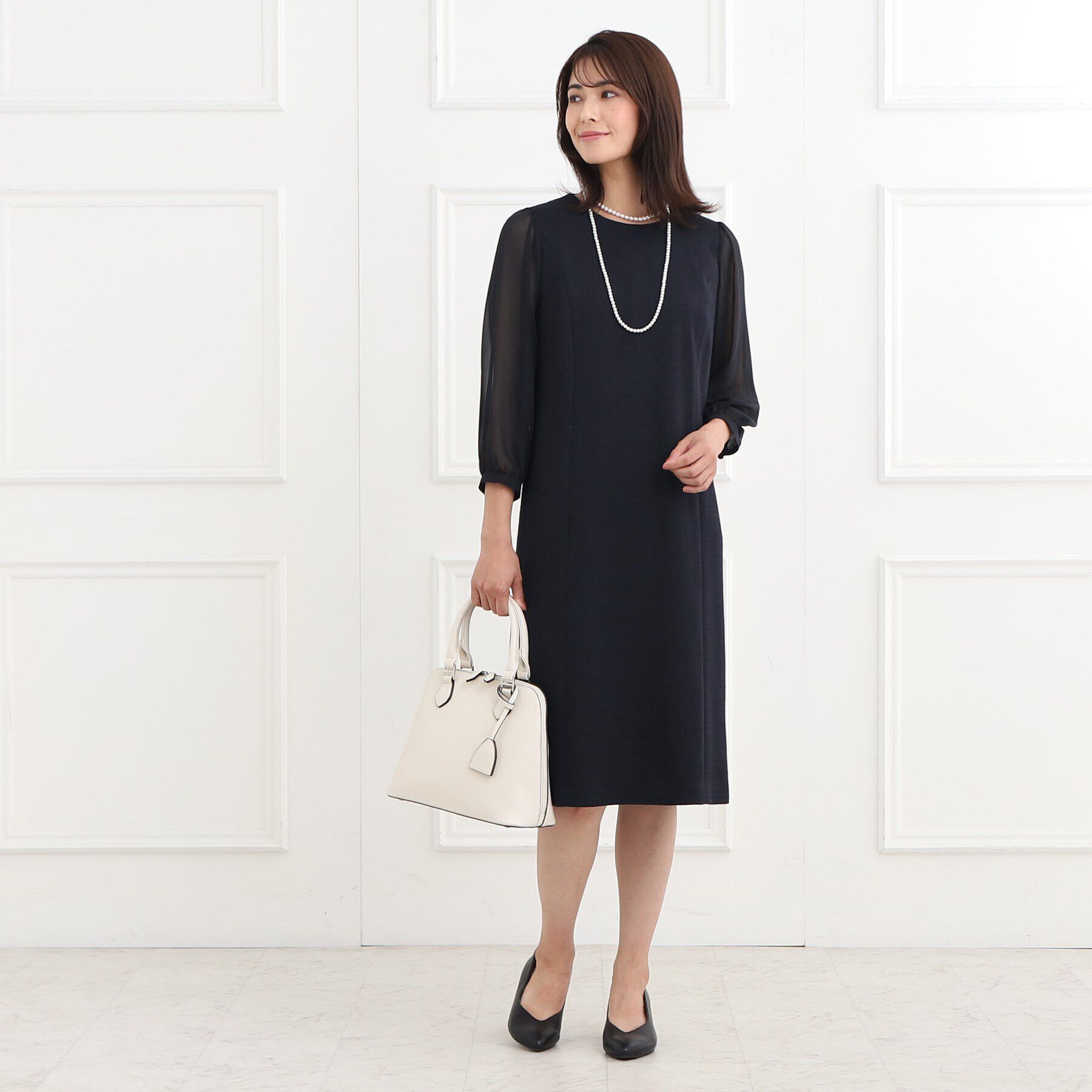 Reflect「【夏SALE／フォーマル/セットアップ可】ツイードワンピース」|ワンピース|