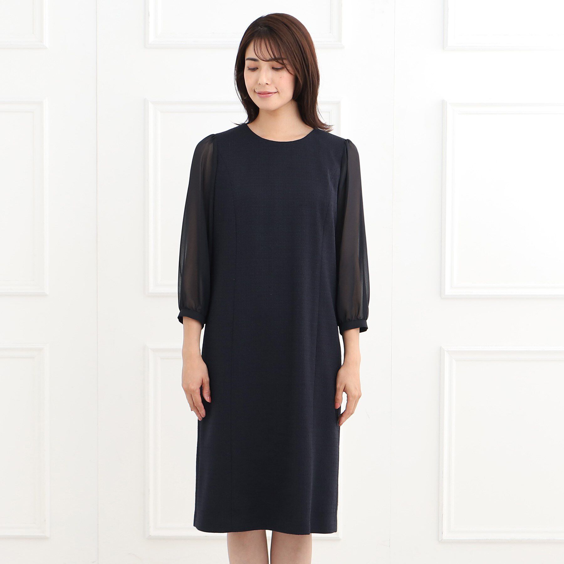 Reflect「【夏SALE／フォーマル/セットアップ可】ツイードワンピース」|ワンピース|