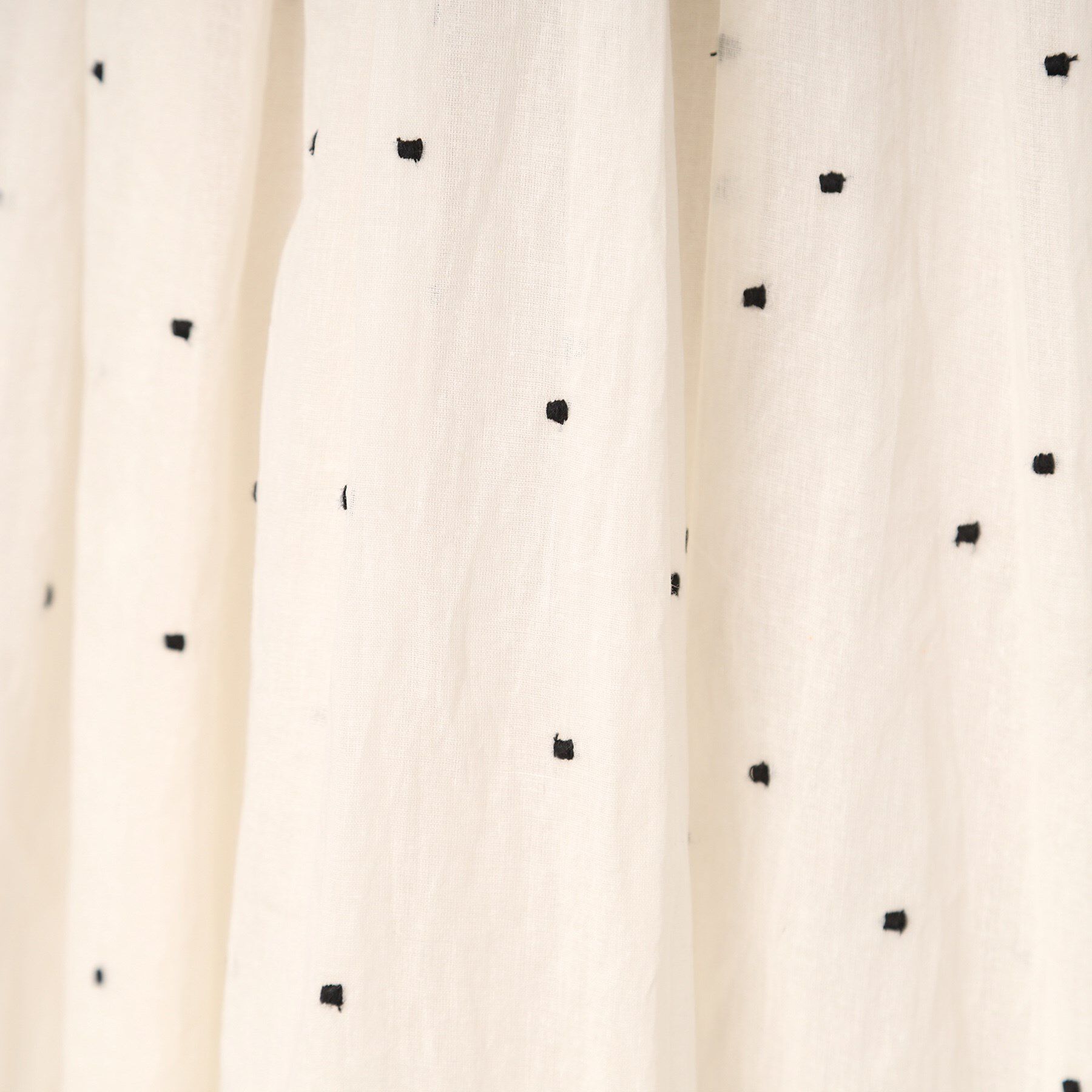 DRESSTERIOR「【ウエストゴム/裏地あり】イージーウエストドット刺繍スカート」|スカート|