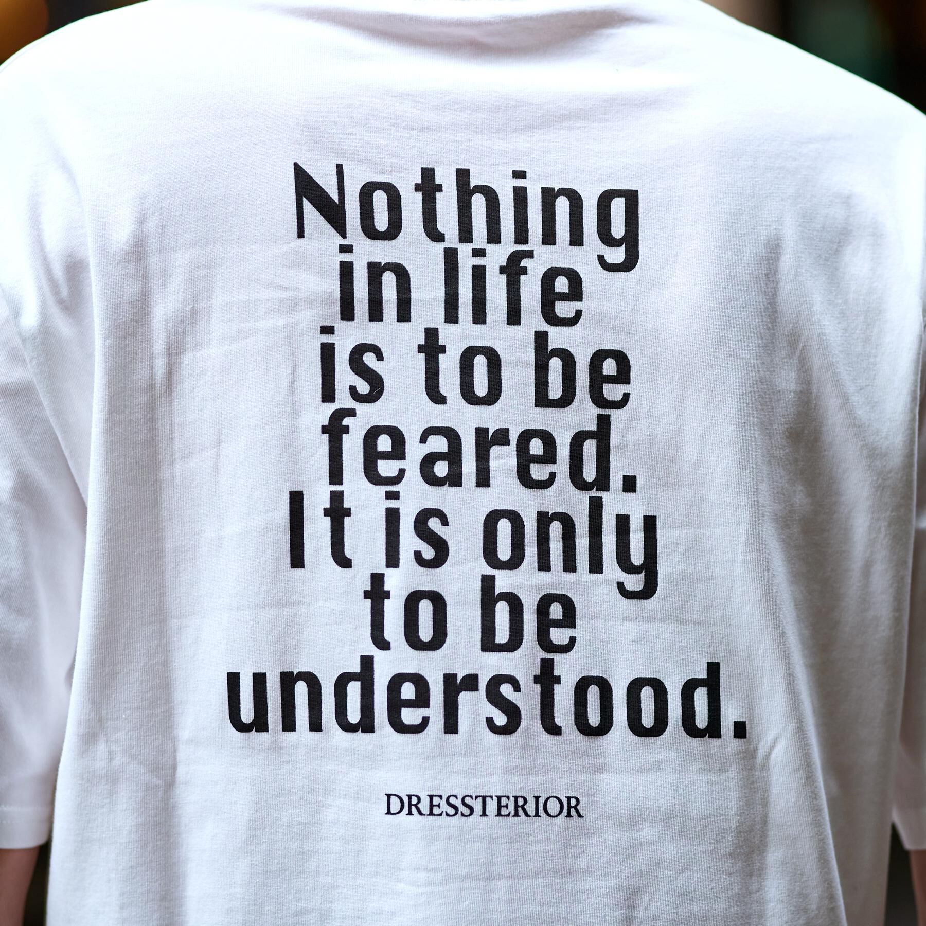 DRESSTERIOR「バックプリント ハーフスリーブTシャツ」|Tシャツ・カットソー|