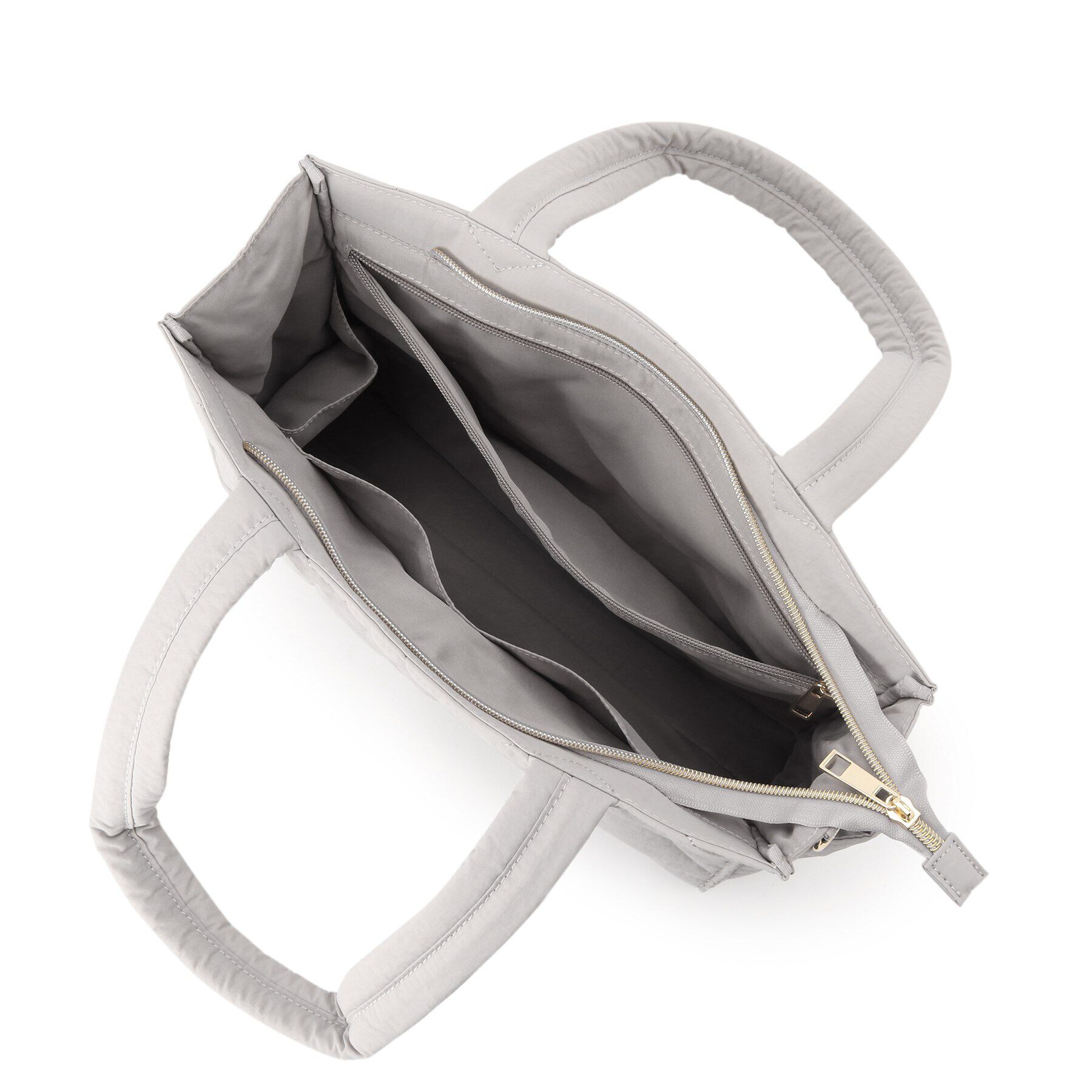 grove「【A4・軽量】キルト多ポケトート」|トートバッグ|