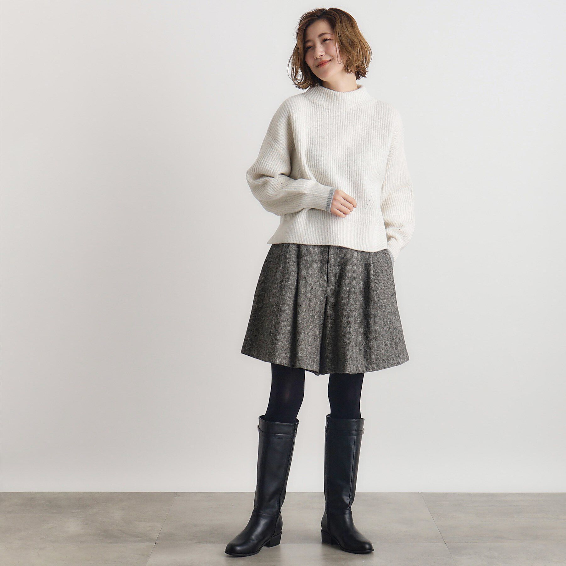 grove「【雑誌掲載】ヘリンボンツイードショートパンツ」|その他|