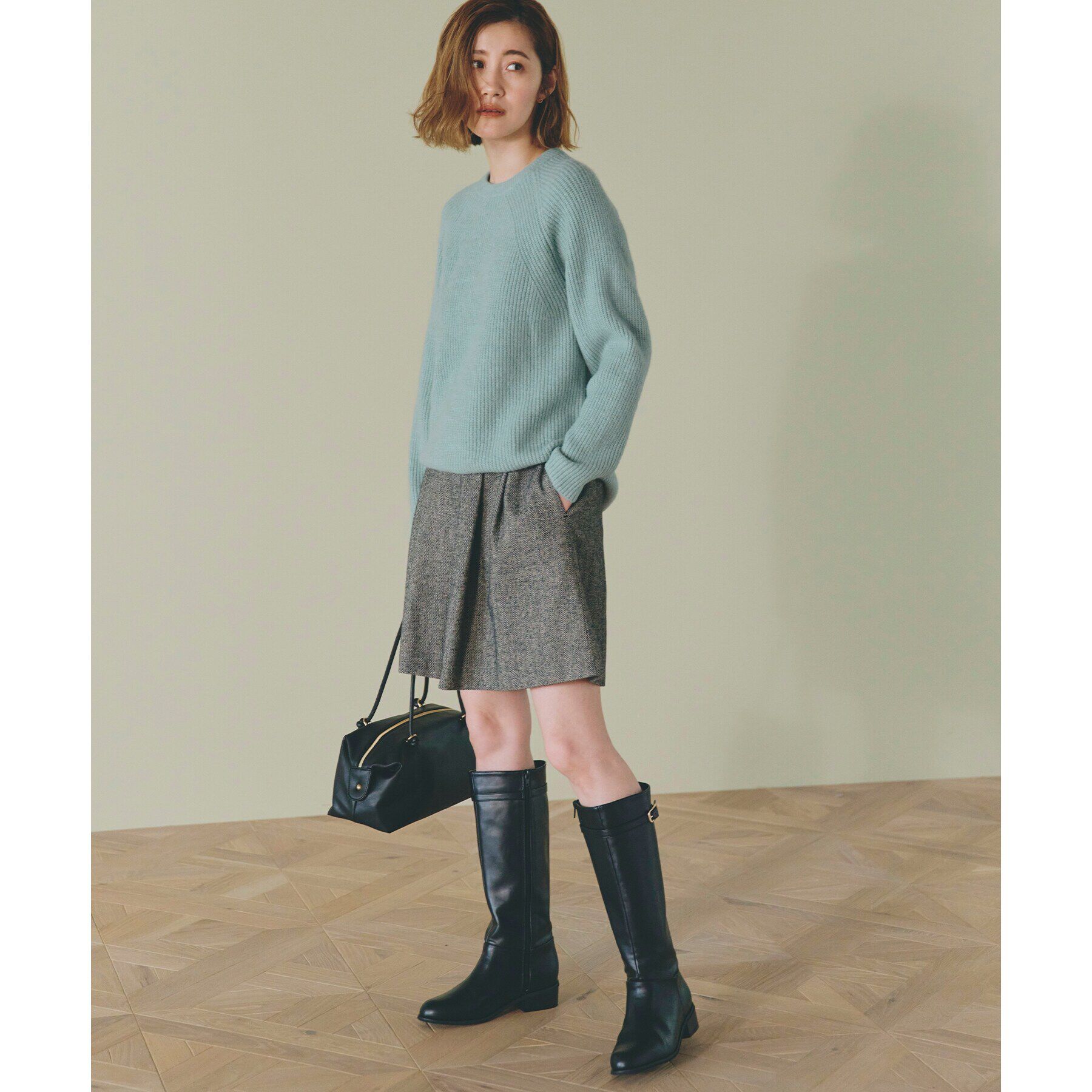 grove「【雑誌掲載】ヘリンボンツイードショートパンツ」|その他|