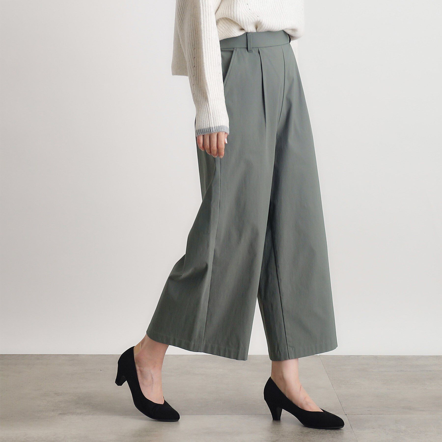 grove「【多機能】裏起毛ハイパーストレッチワイドパンツ」|その他|