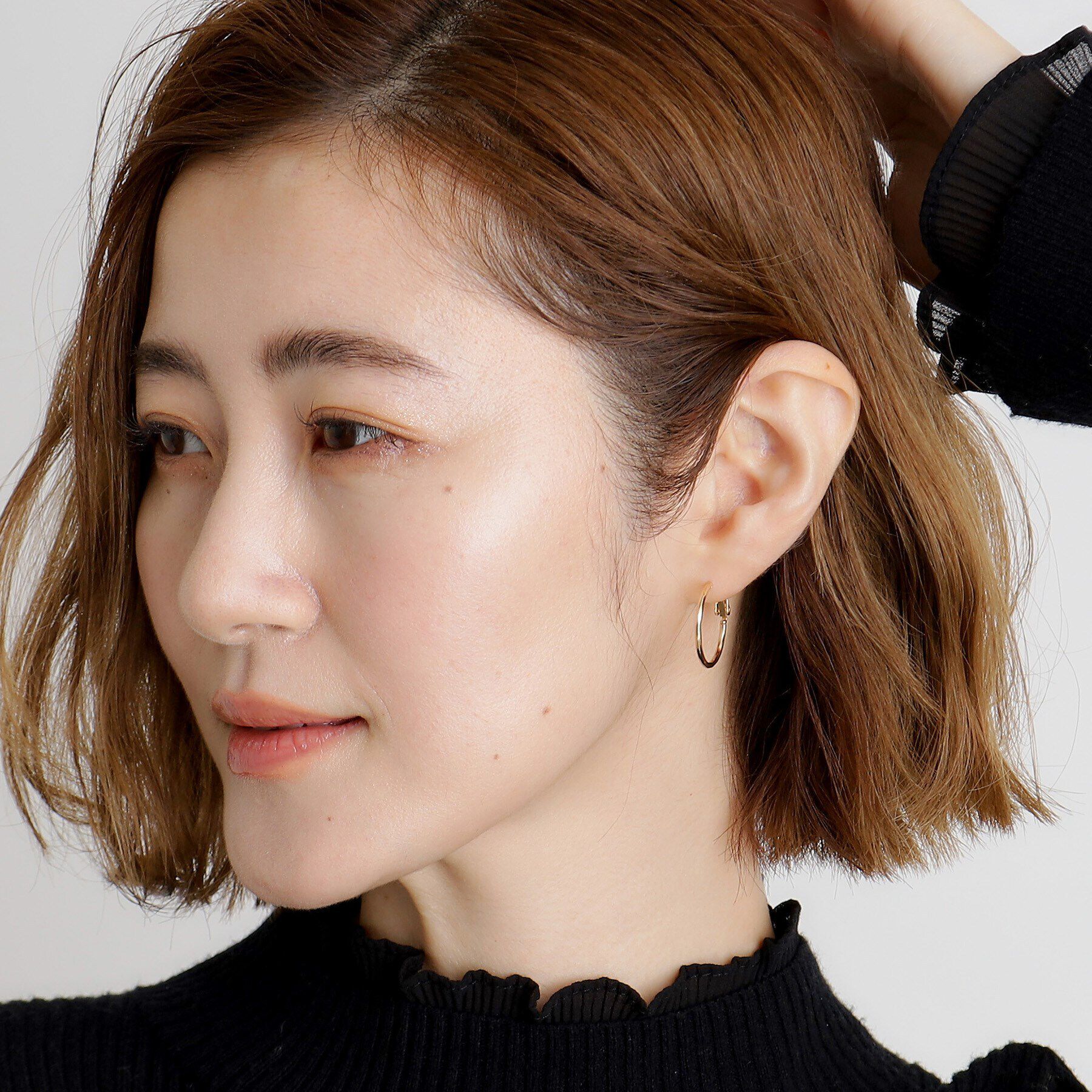 grove「メタルフープピアス」|ピアス|