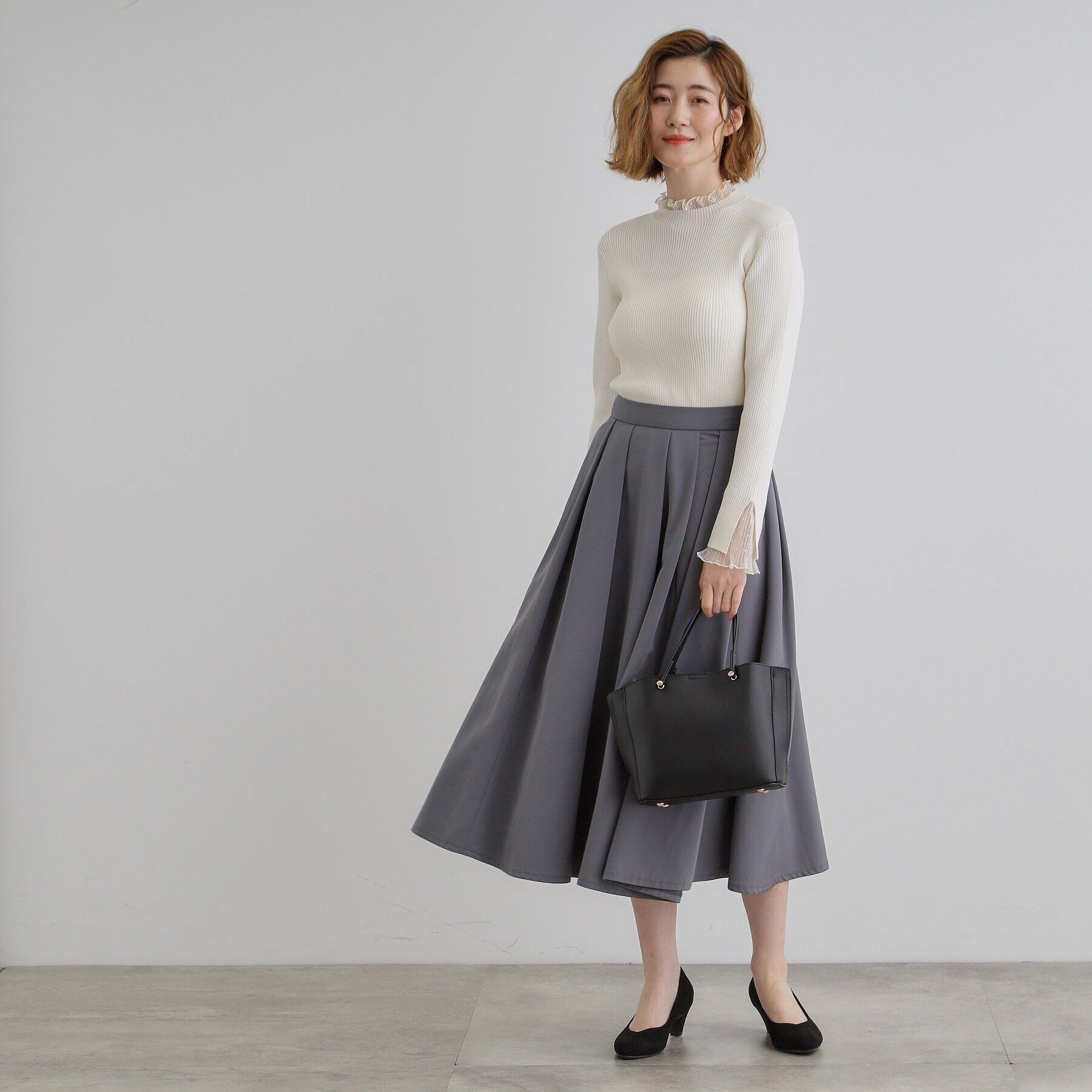 grove「【人間工学】サイドバイカラー2WAYトート【入卒対応可】」|トートバッグ|