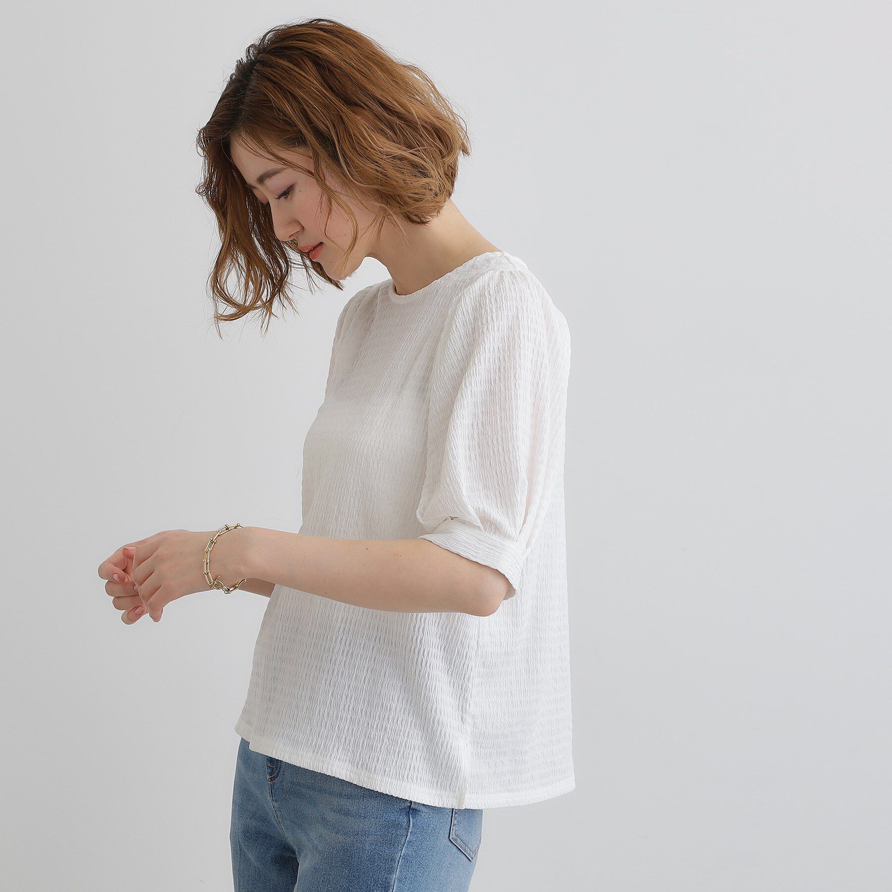 grove「1枚でお洒落に決まるレースビスチェ&times;ブラウスSET」|シャツ・ブラウス|