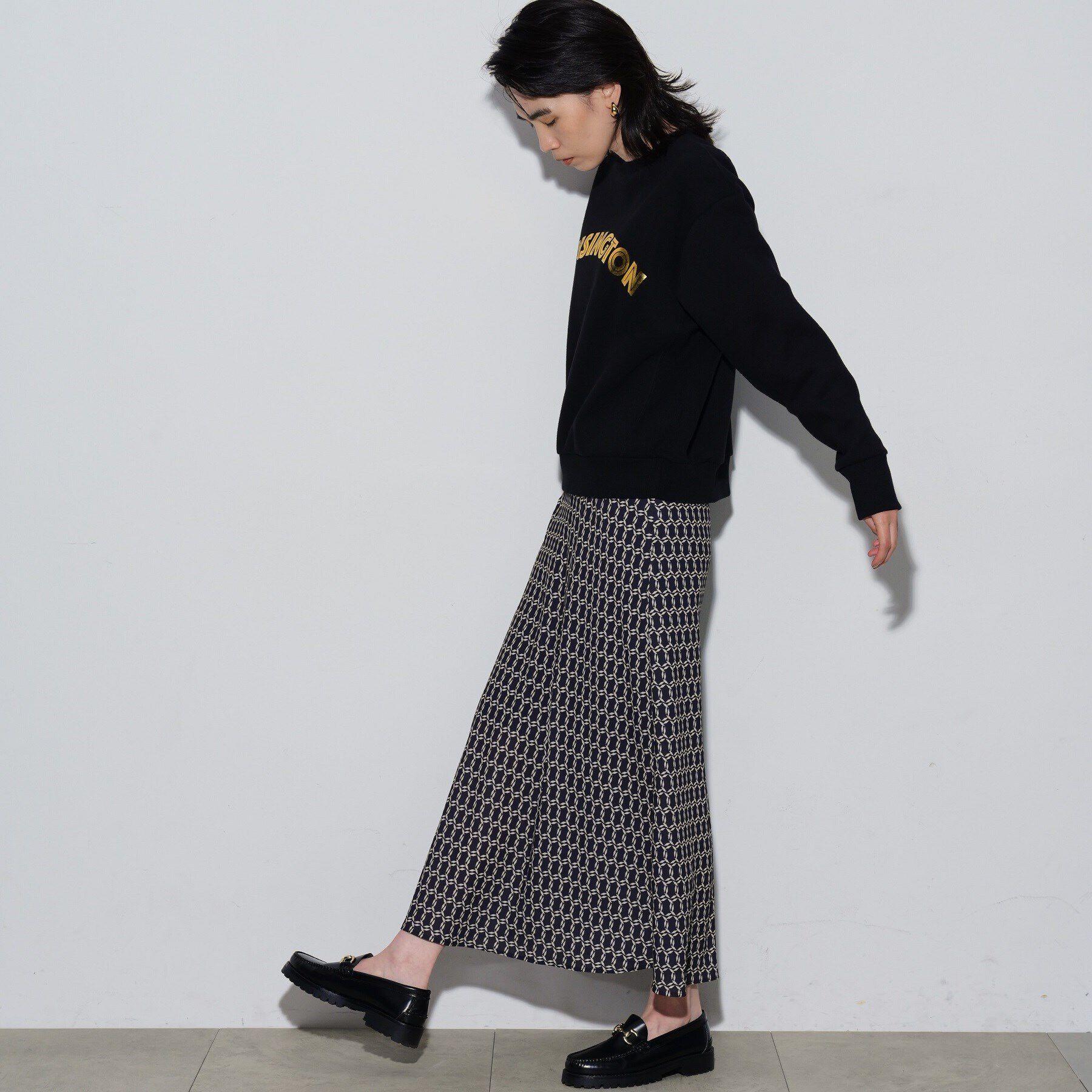 GALLEST「ヴィンテージ柄フレアスカート」|スカート|