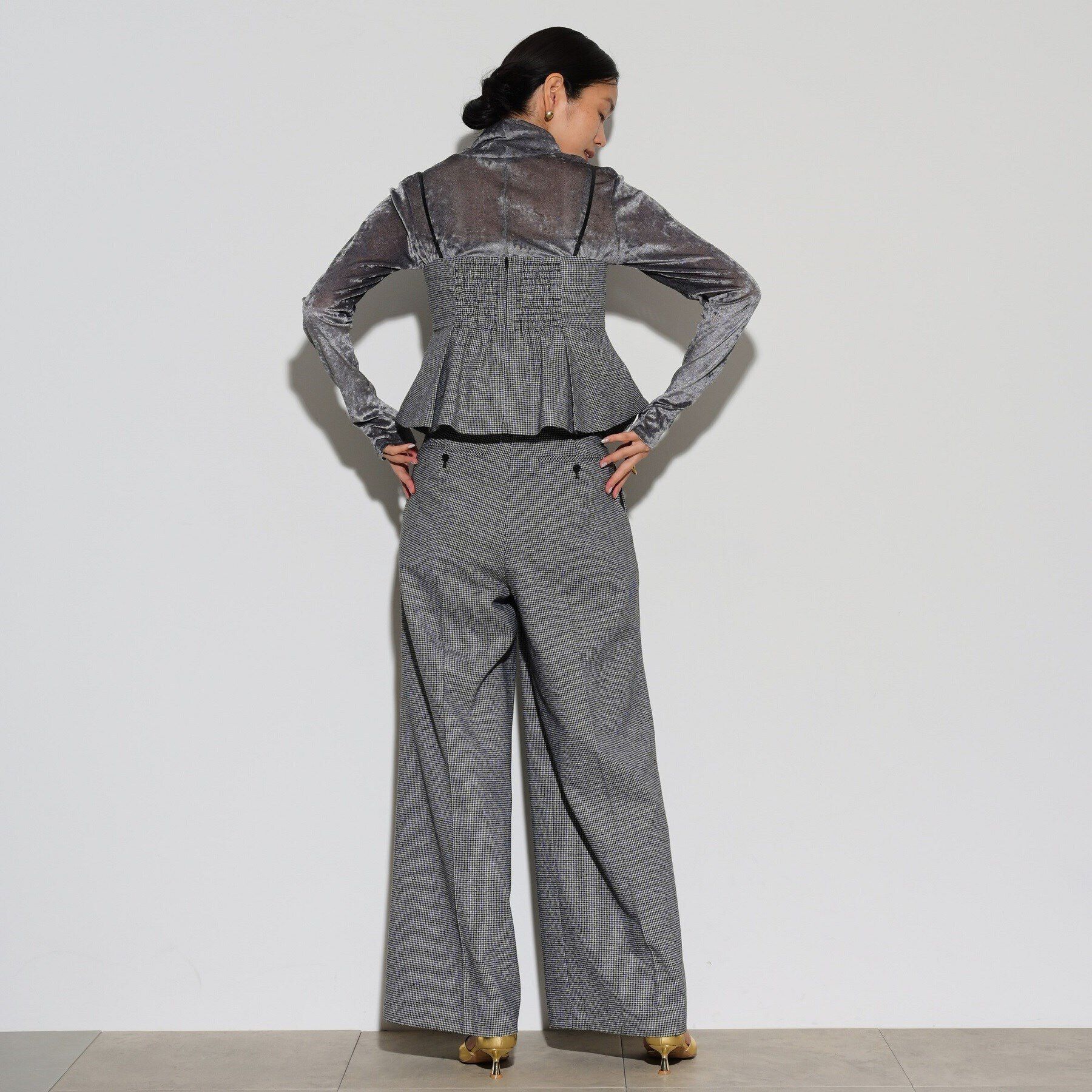 GALLEST「チェックワイドパンツ」|その他|