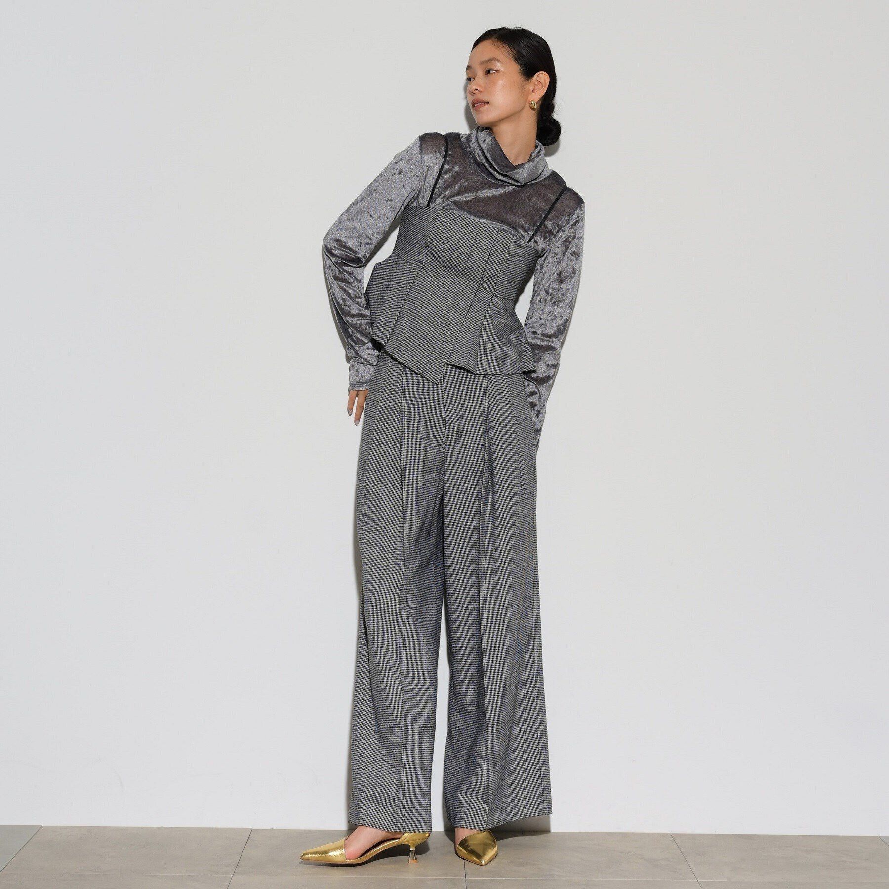 GALLEST「チェックワイドパンツ」|その他|