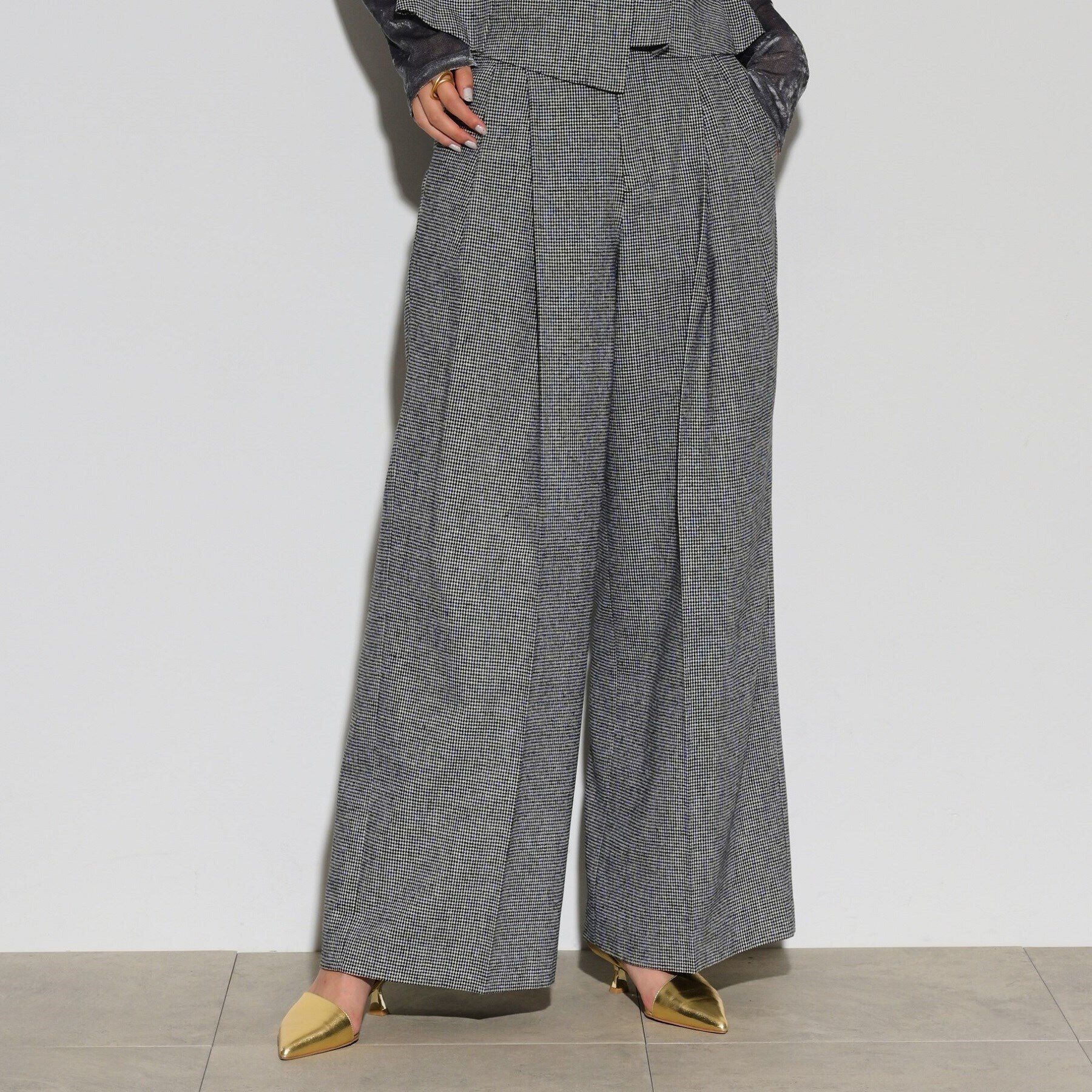 GALLEST「チェックワイドパンツ」|その他|