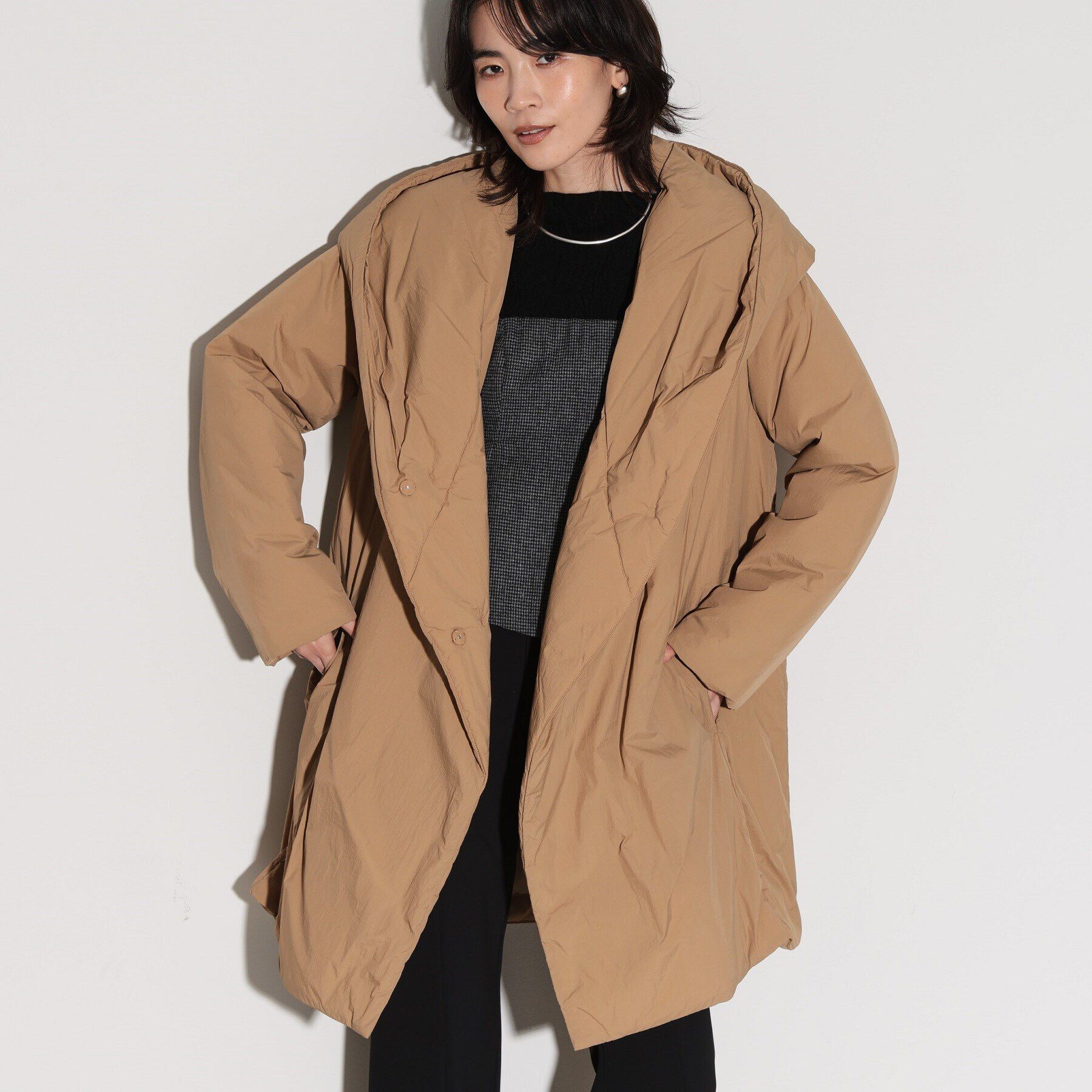 GALLEST「パディングコート」|ダウン|オーク(034)