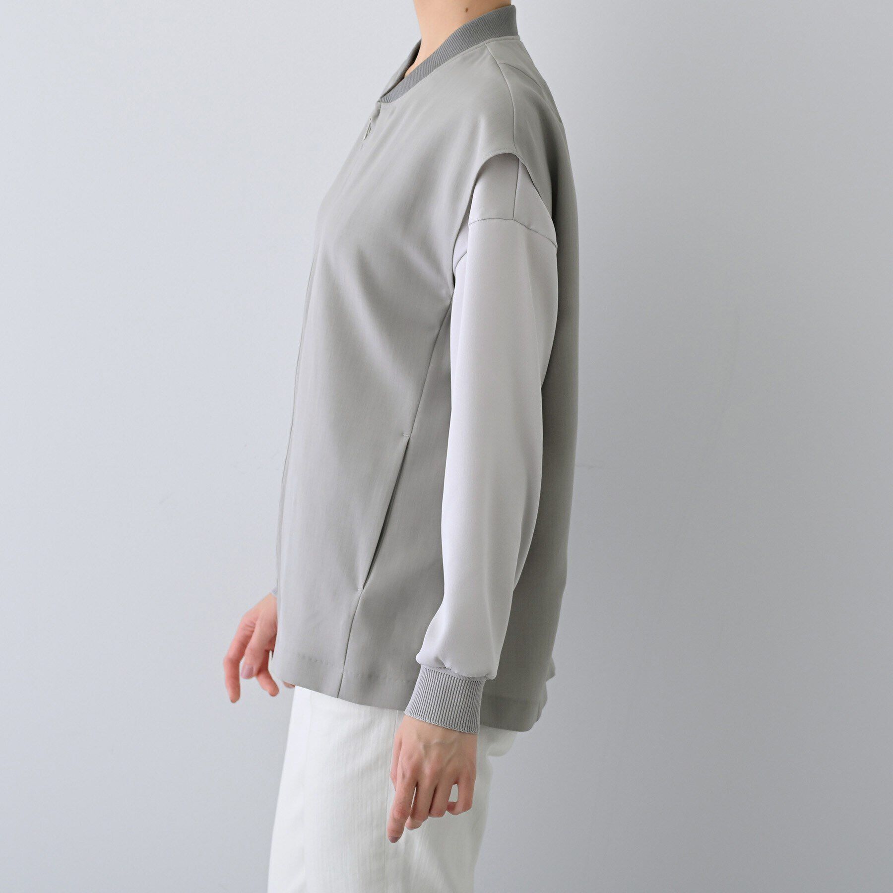 INDIVI「【洗える】スポーティーミックスジレブラウス」|ベスト・ジレ|