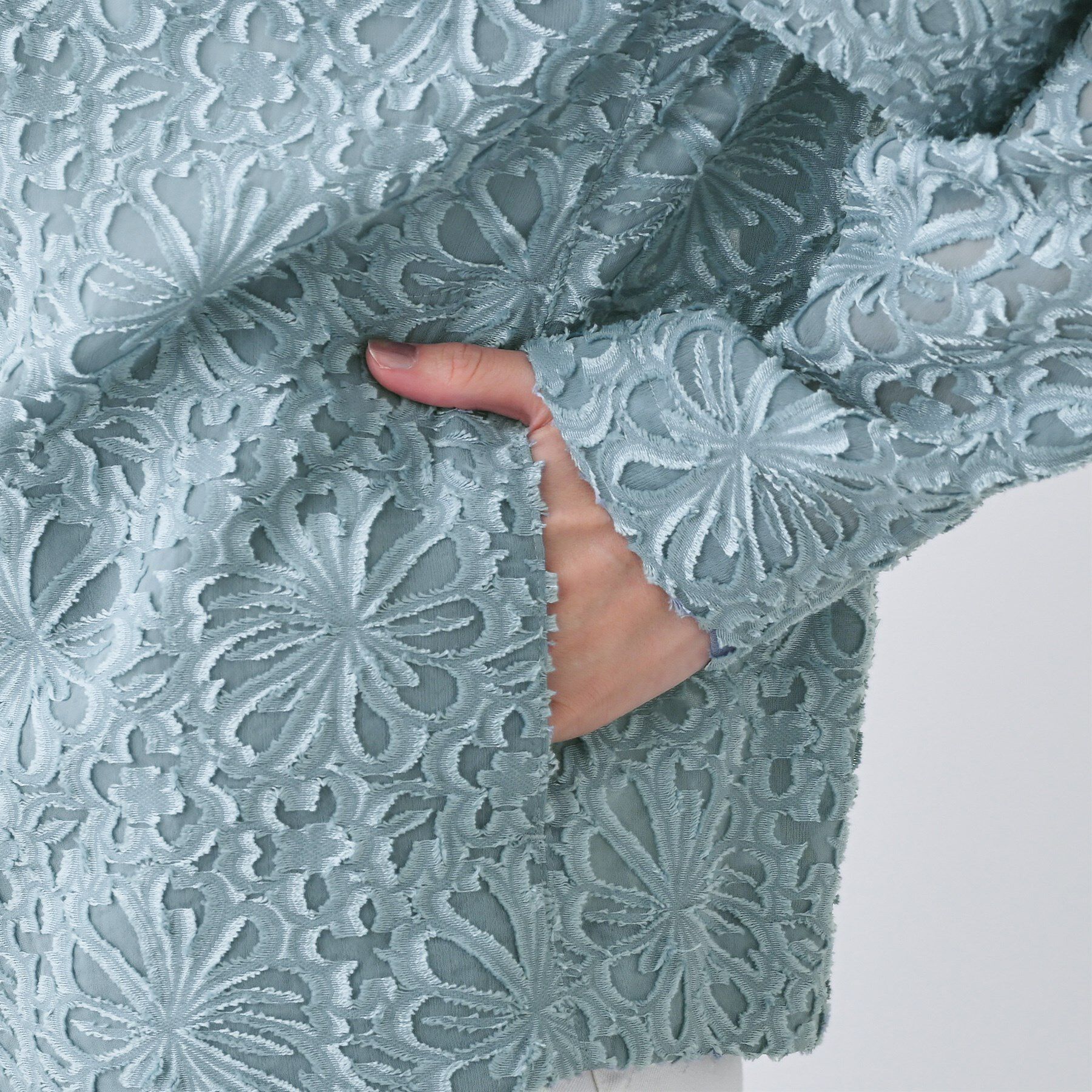 INDIVI「【日本製／SETUP可能】オーバーサイズブルゾン」|シャツ・ブラウス|