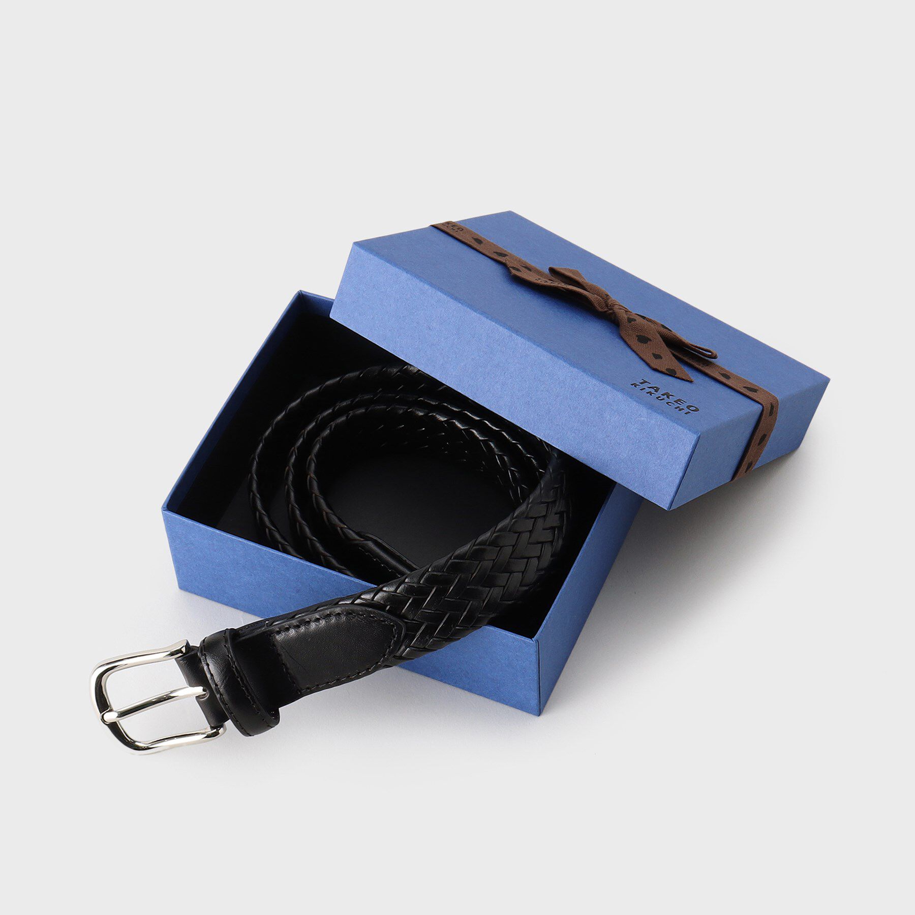 TAKEO KIKUCHI「【GIFT】レザーメッシュベルト」|ベルト|