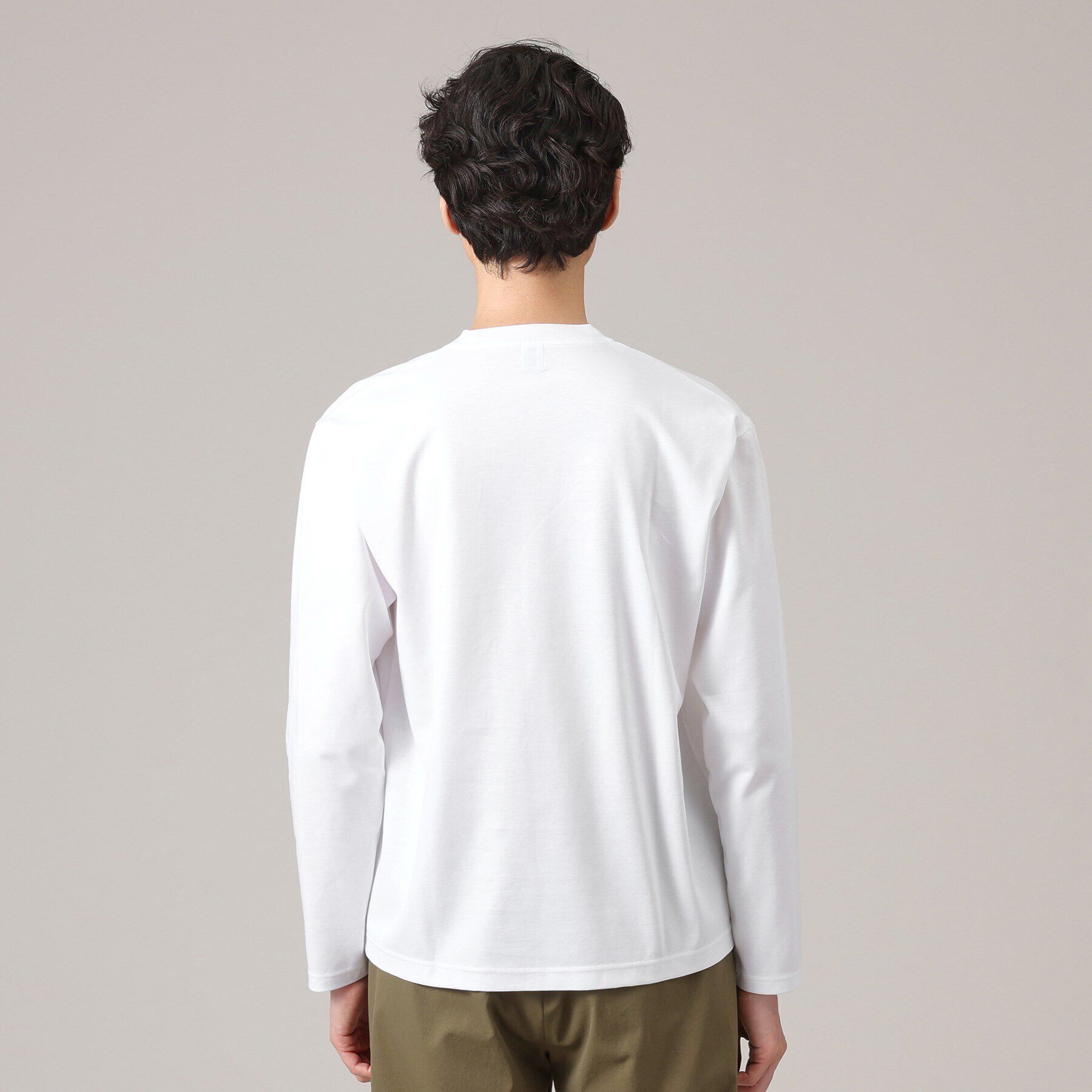 TAKEO KIKUCHI「アーカイブストライプDM長袖ポンチTシャツ」|Tシャツ・カットソー|