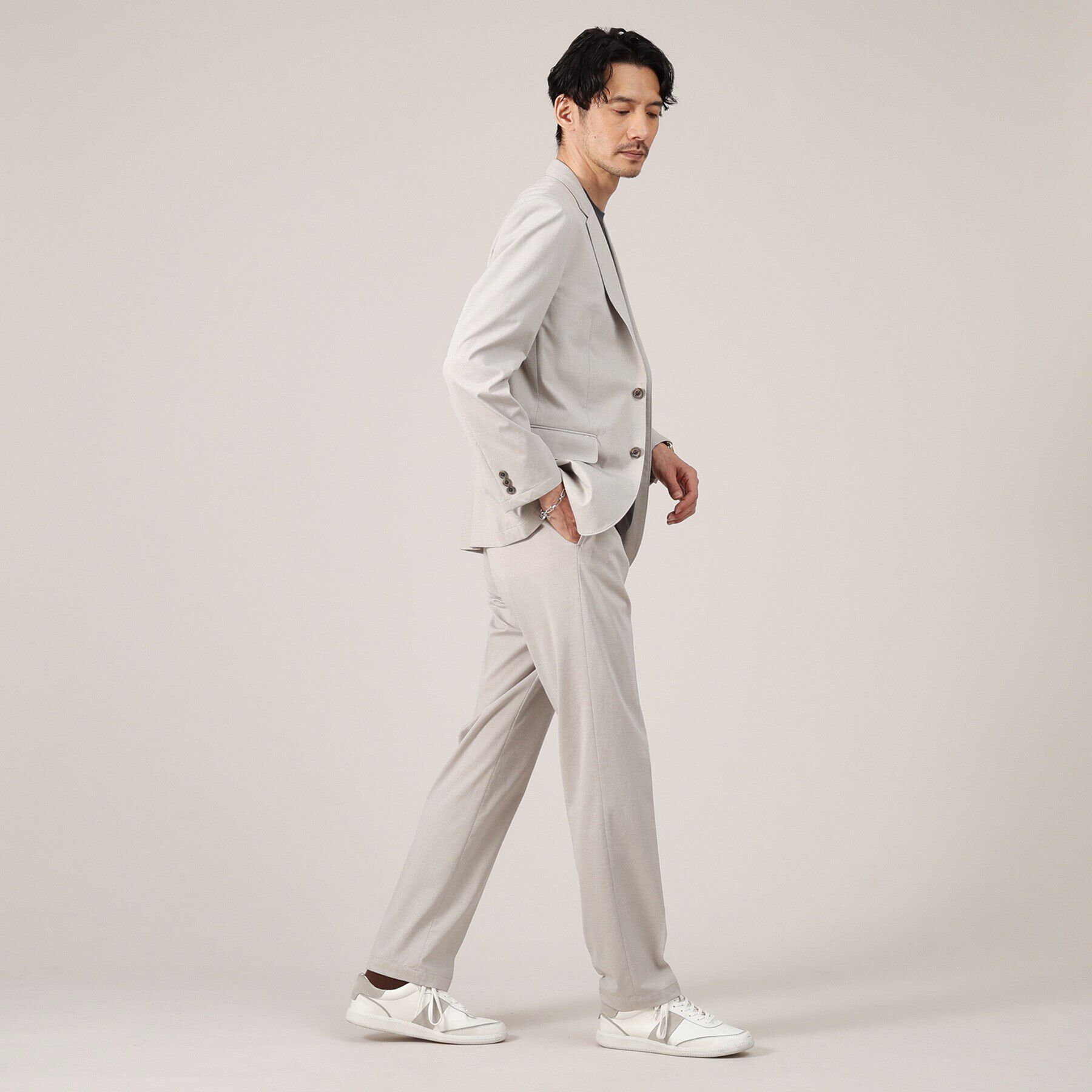 TAKEO KIKUCHI「【360&deg;ストレッチ／セットアップ対応】None Of Stress シャドーピンストライプ パンツ」|その他|