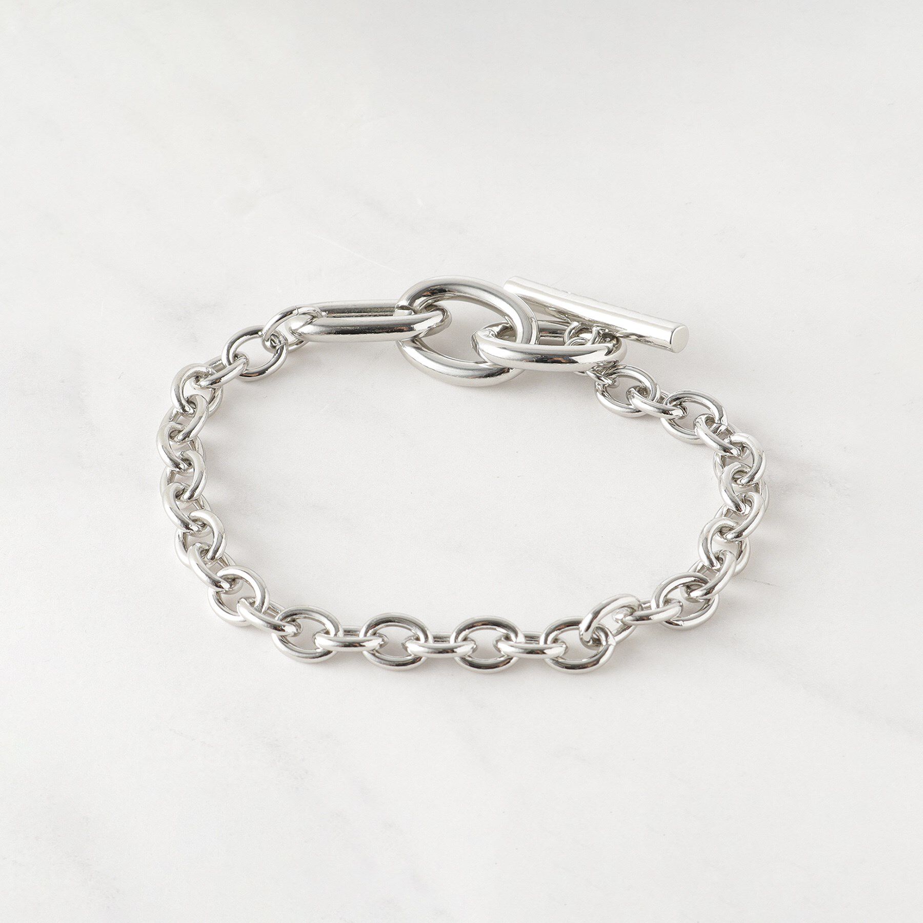 TAKEO KIKUCHI「オーバルチェーンブレスレット」|ブレスレット・バングル|