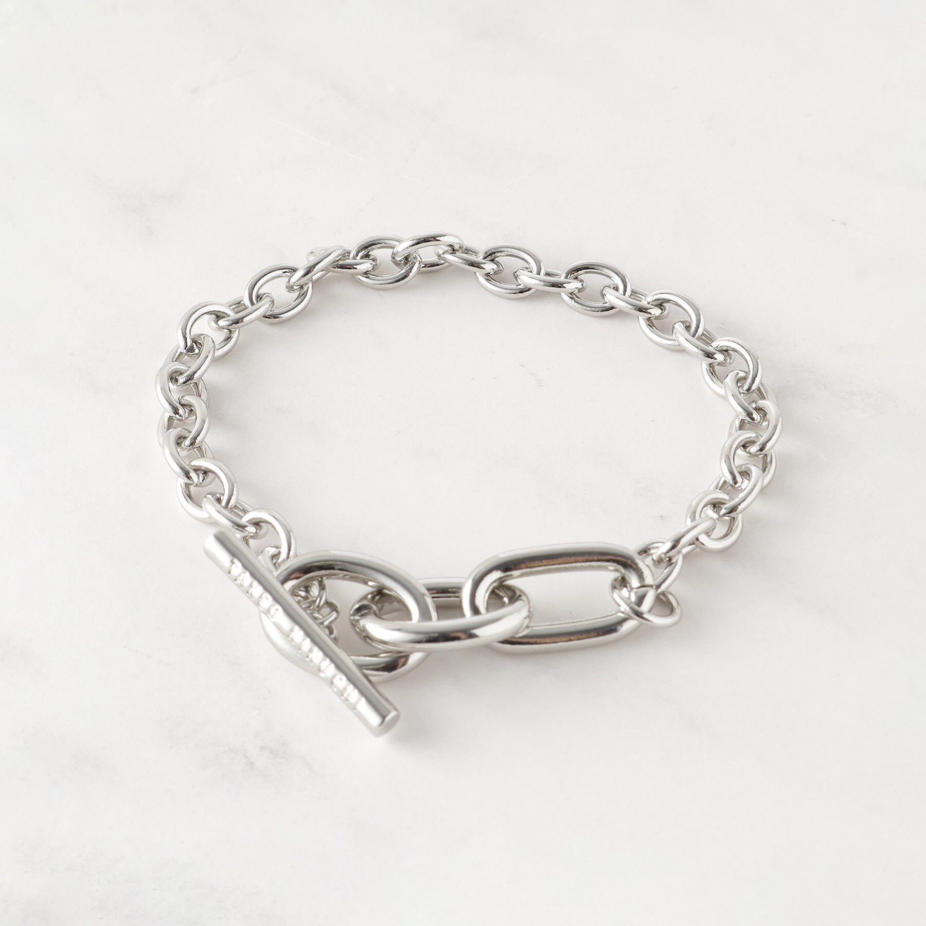 TAKEO KIKUCHI「オーバルチェーンブレスレット」|ブレスレット・バングル|