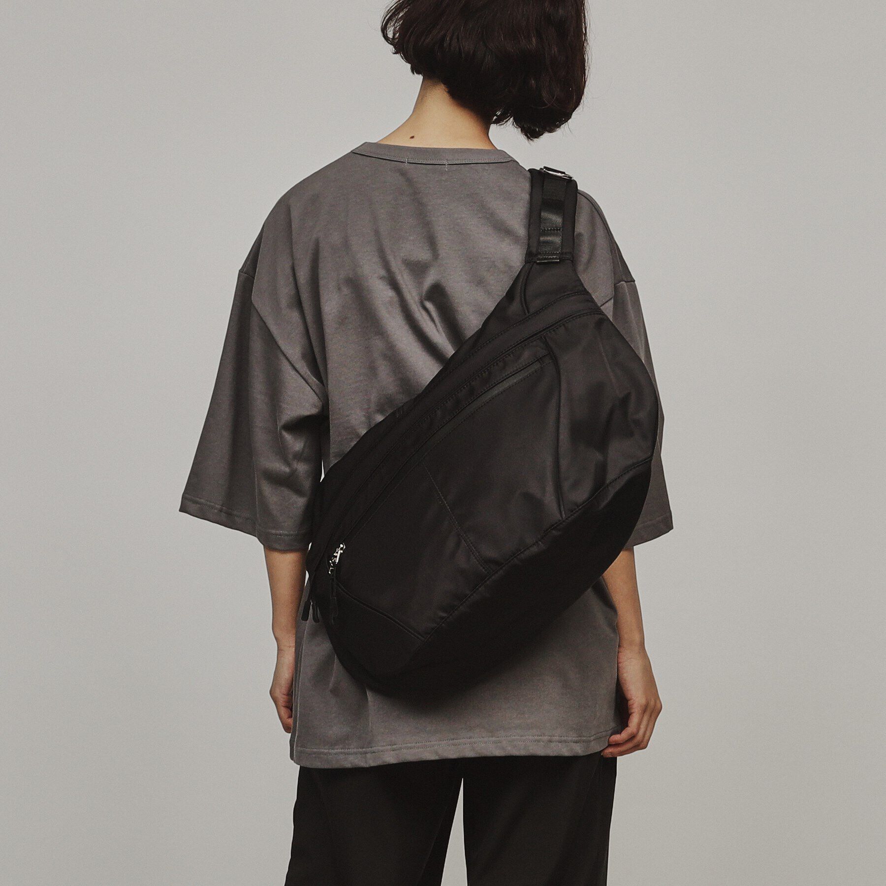 tk.TAKEO KIKUCHI「メッセンジャーショルダーバッグ」|ショルダー・メッセンジャー|ﾌﾞﾗｯｸ(119)