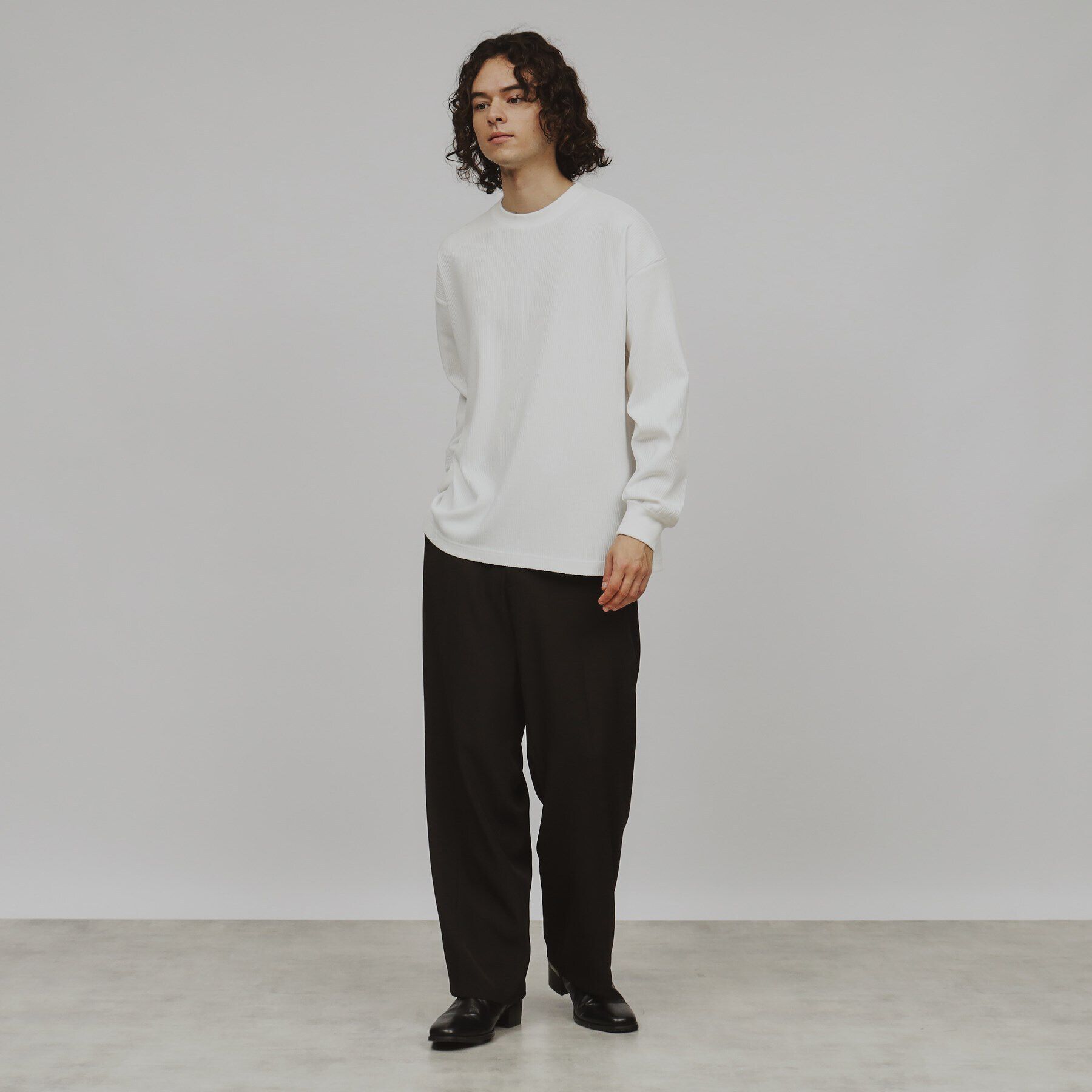 tk.TAKEO KIKUCHI「カラーワッフルオーバーサイズカットソー」|Tシャツ・カットソー|