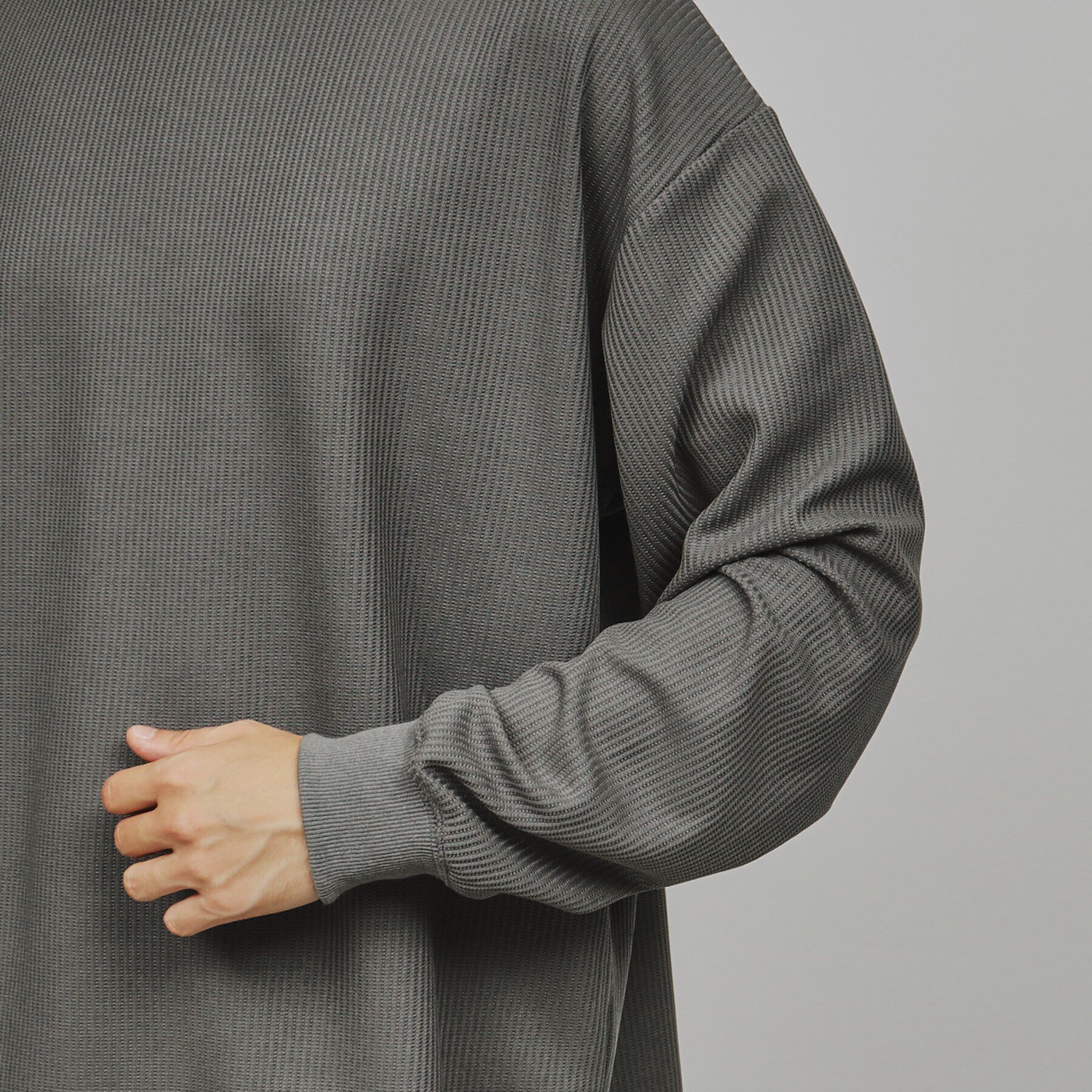 tk.TAKEO KIKUCHI「カラーワッフルオーバーサイズカットソー」|Tシャツ・カットソー|