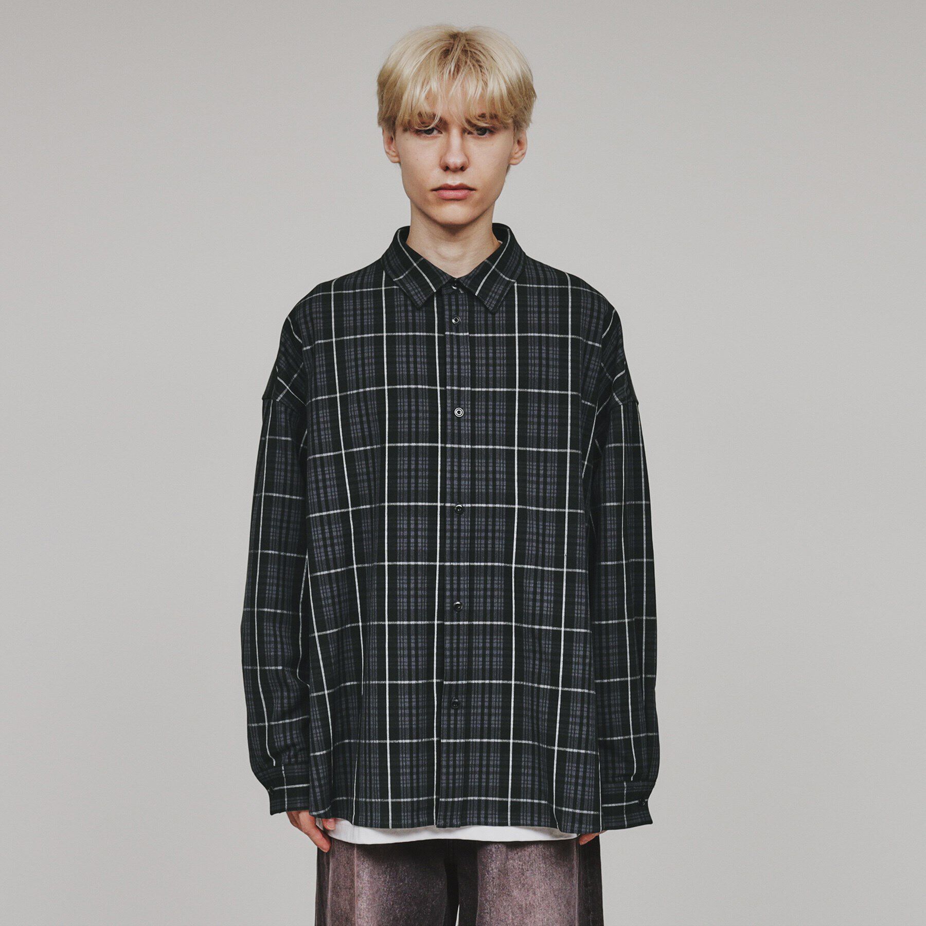 tk.TAKEO KIKUCHI「フードレイヤーチェックシャツ」|シャツ・ブラウス|